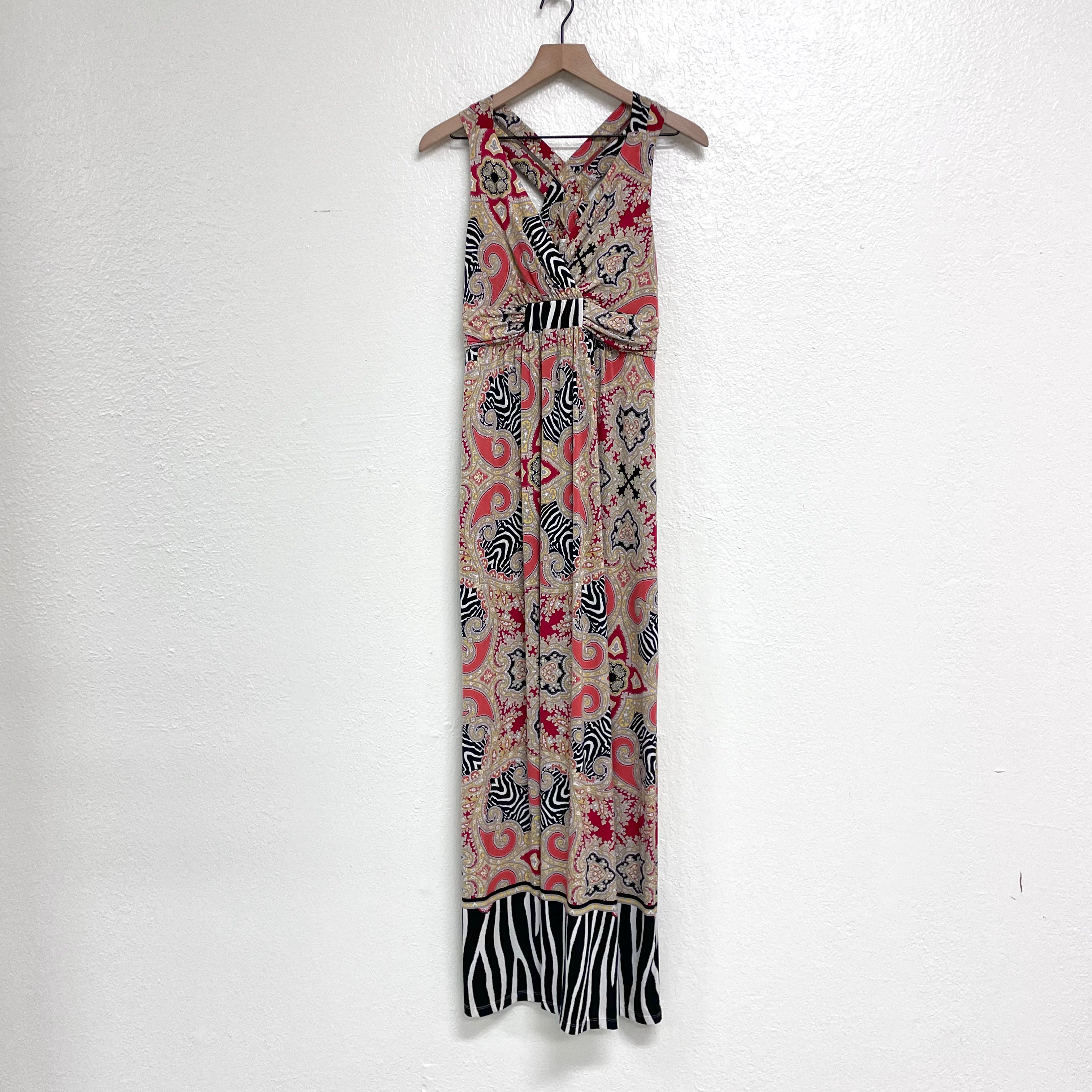 Paisley Zebra Maxi Dress