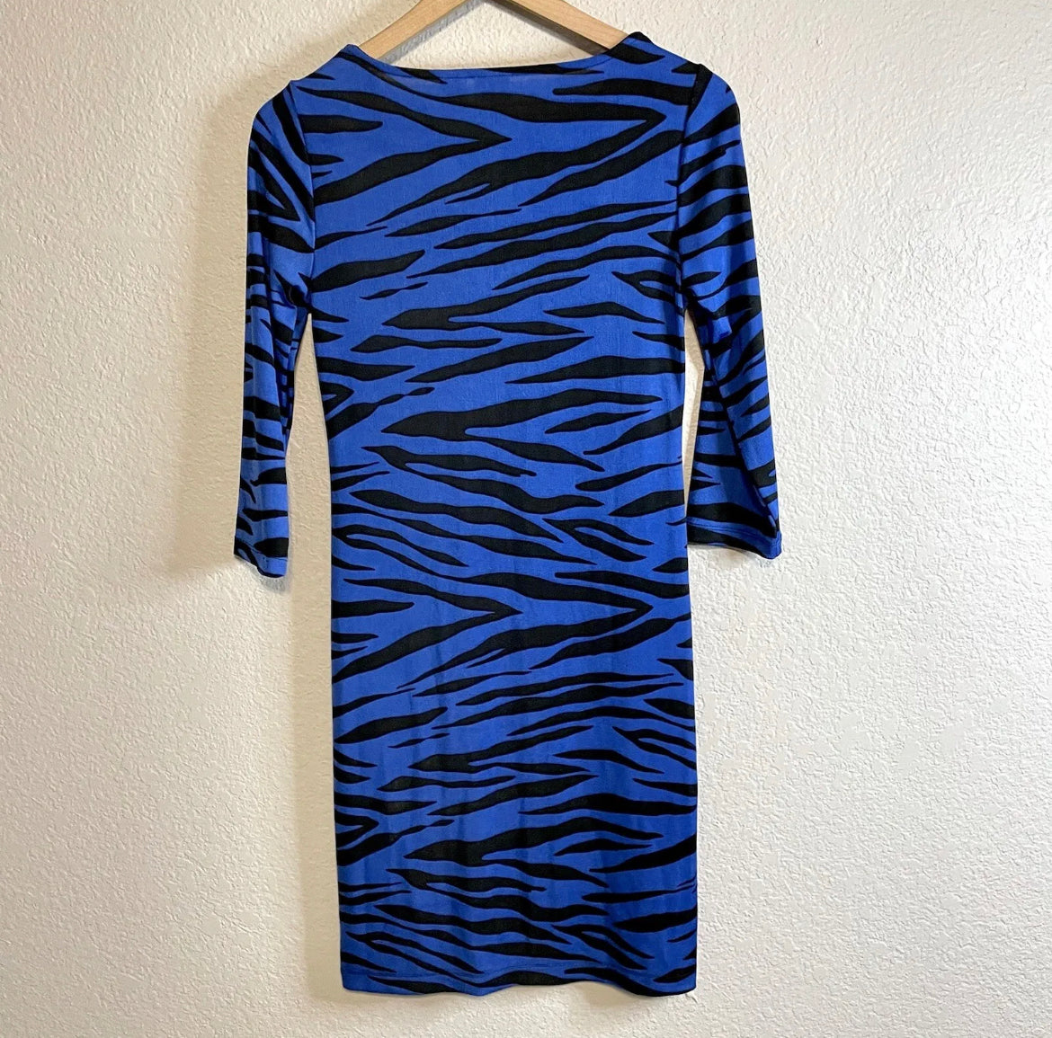 Stretch Zebra Print Dress