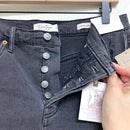 Distressed Jean Shorts-6