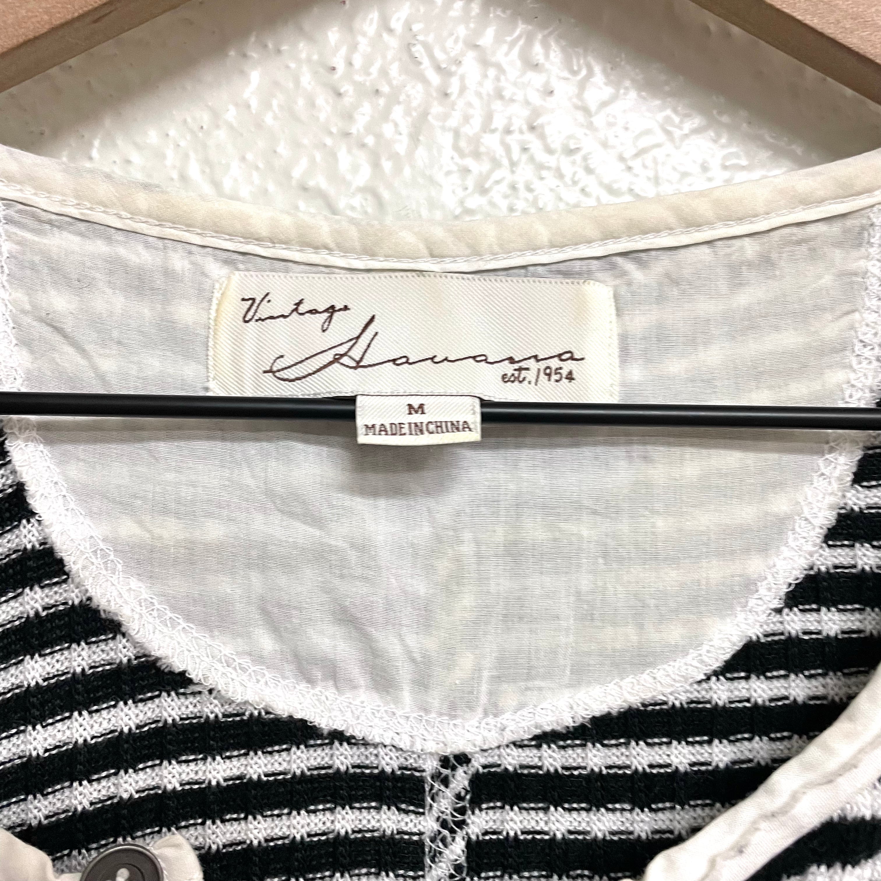 Striped Knit Henley