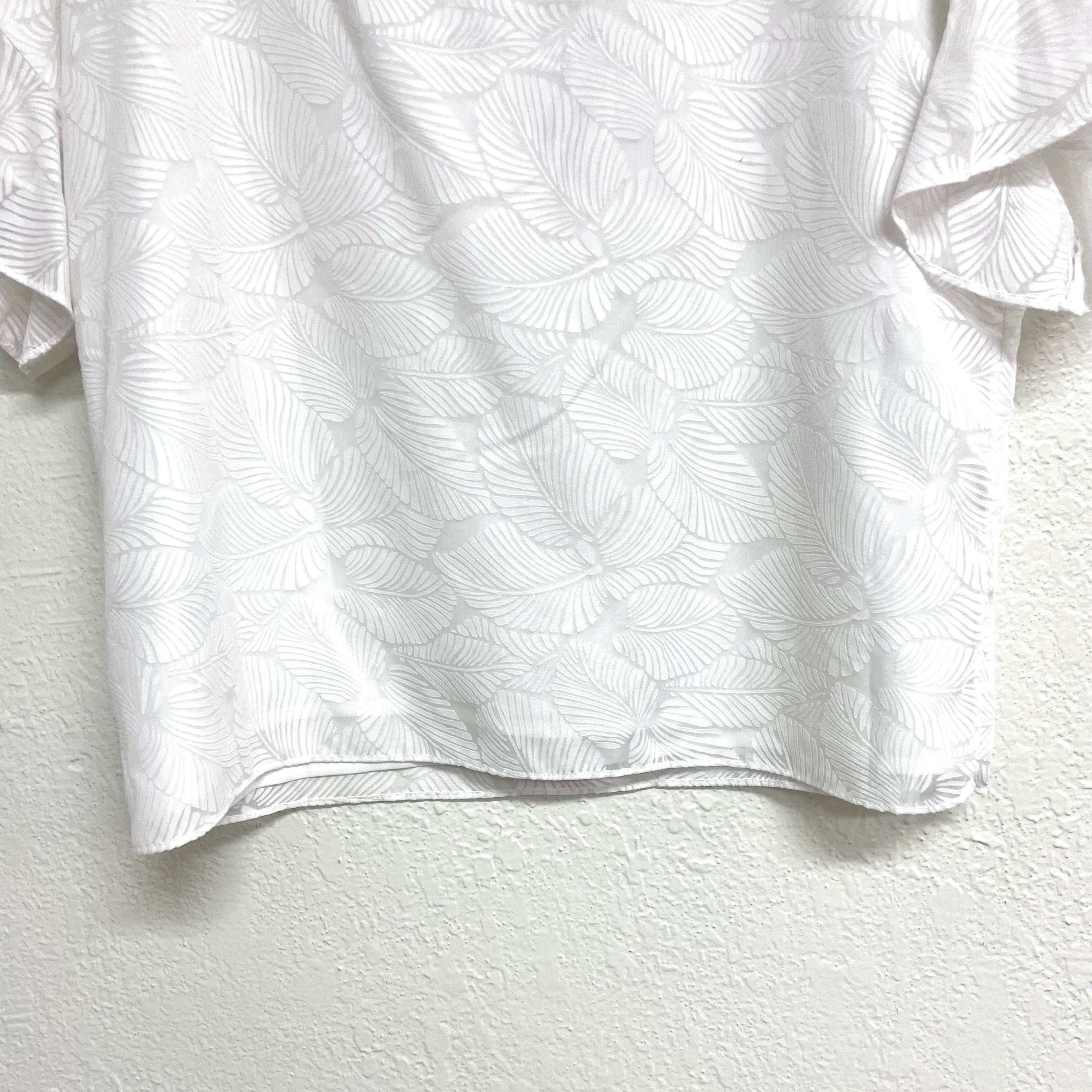 Leaf Overlay Top