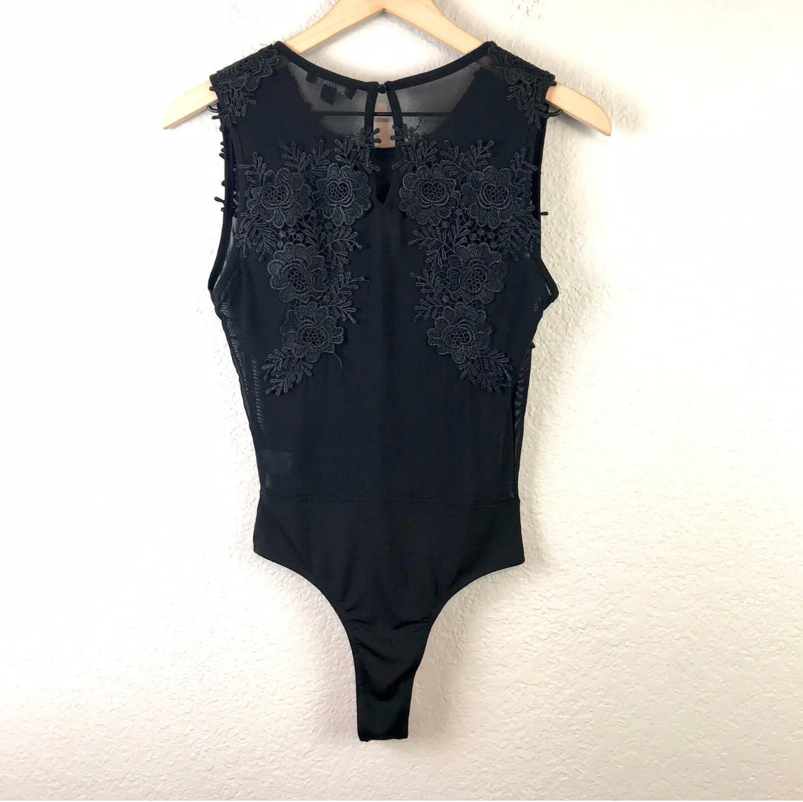 Floral Lace Sheer Bodysuit