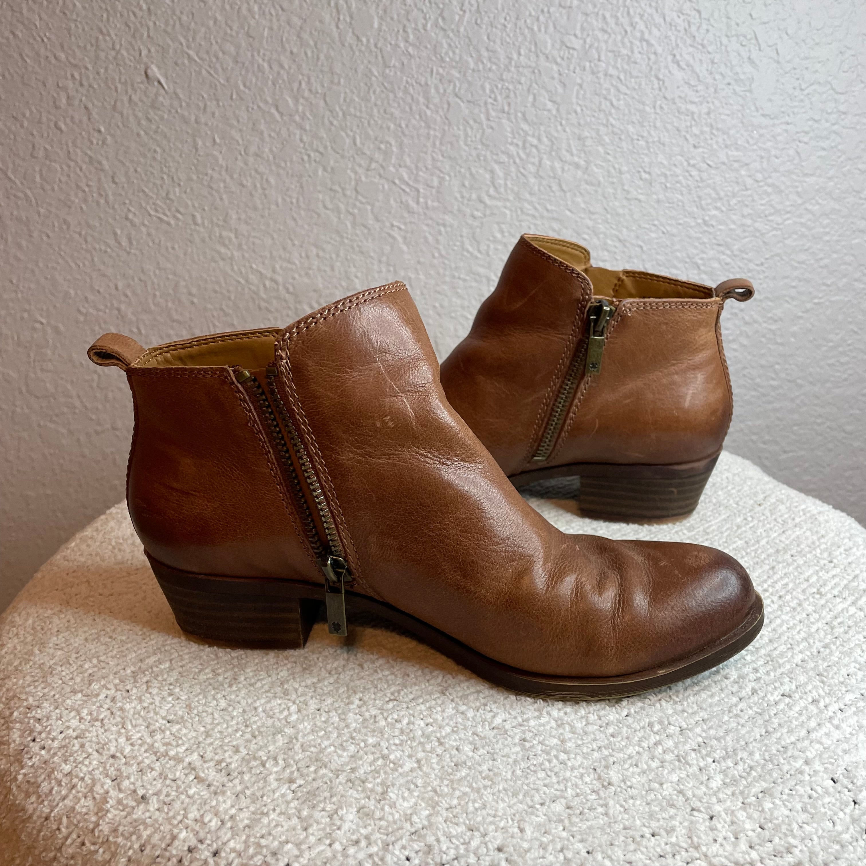 Leather Ankle Booties