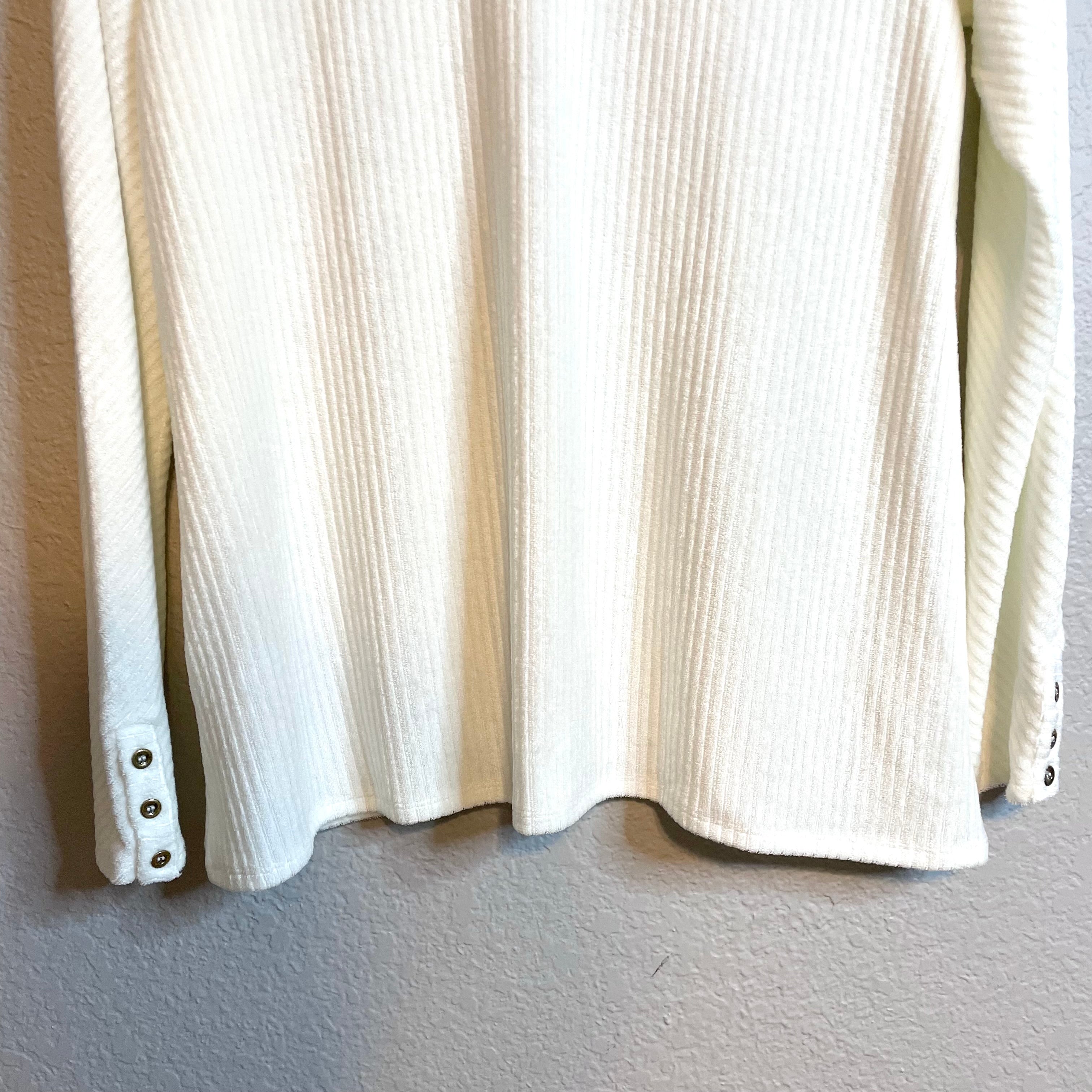 Ribbed Fleece Sweater