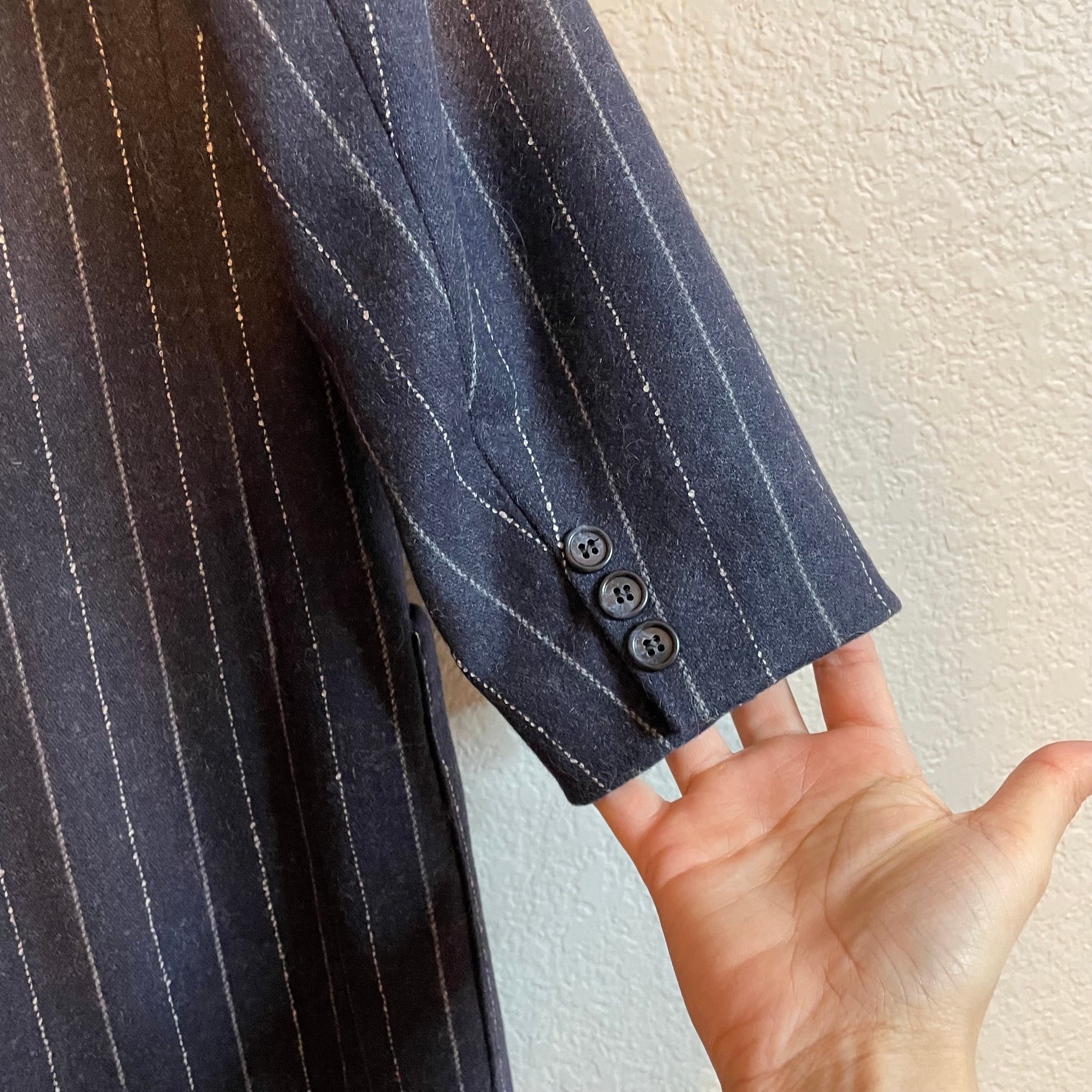 Pinstriped Blazer Jacket