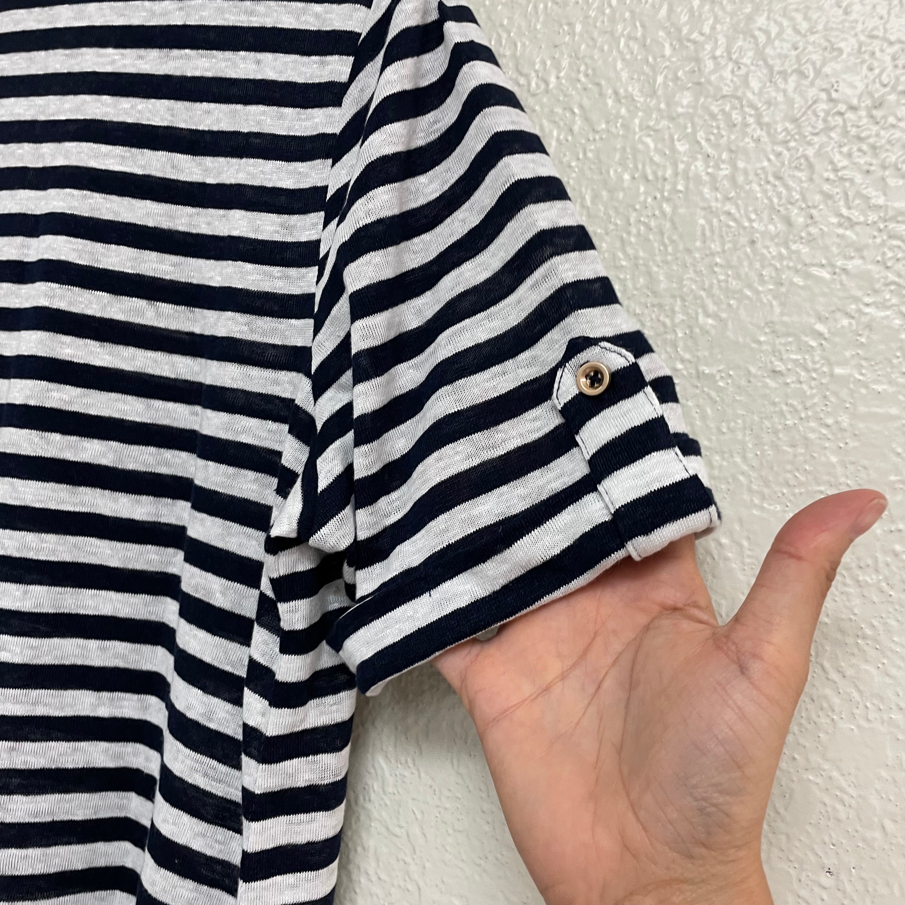 Striped Linen Top