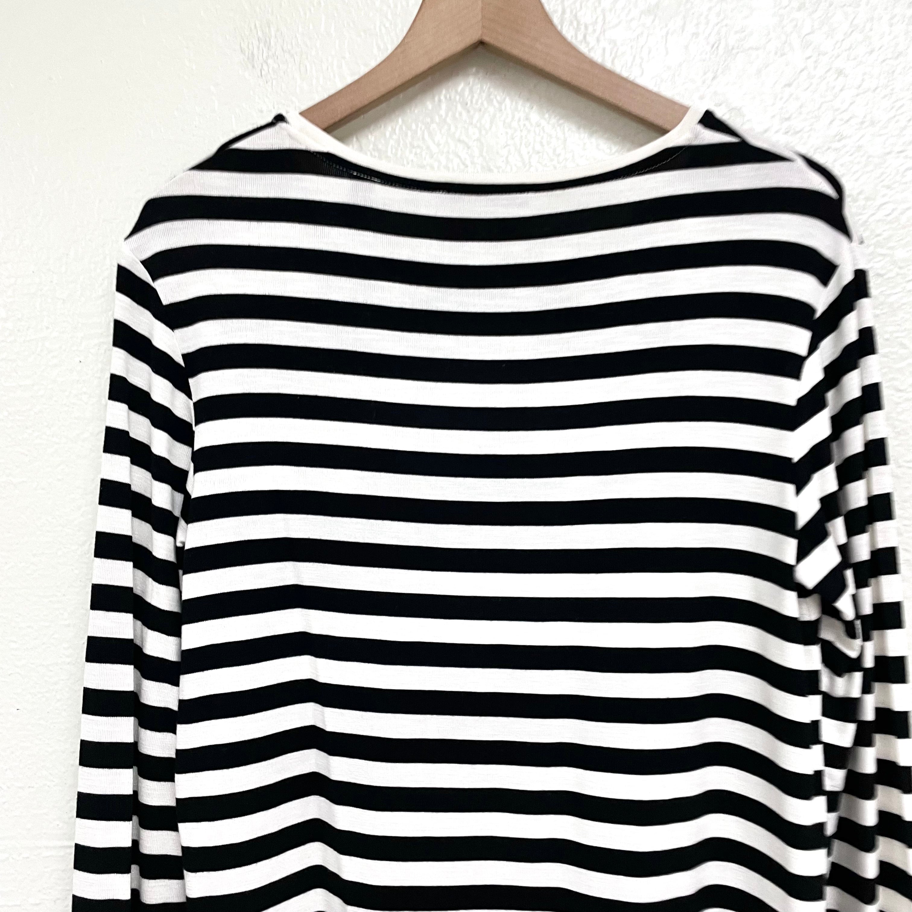 Striped Faux Layered Sweater