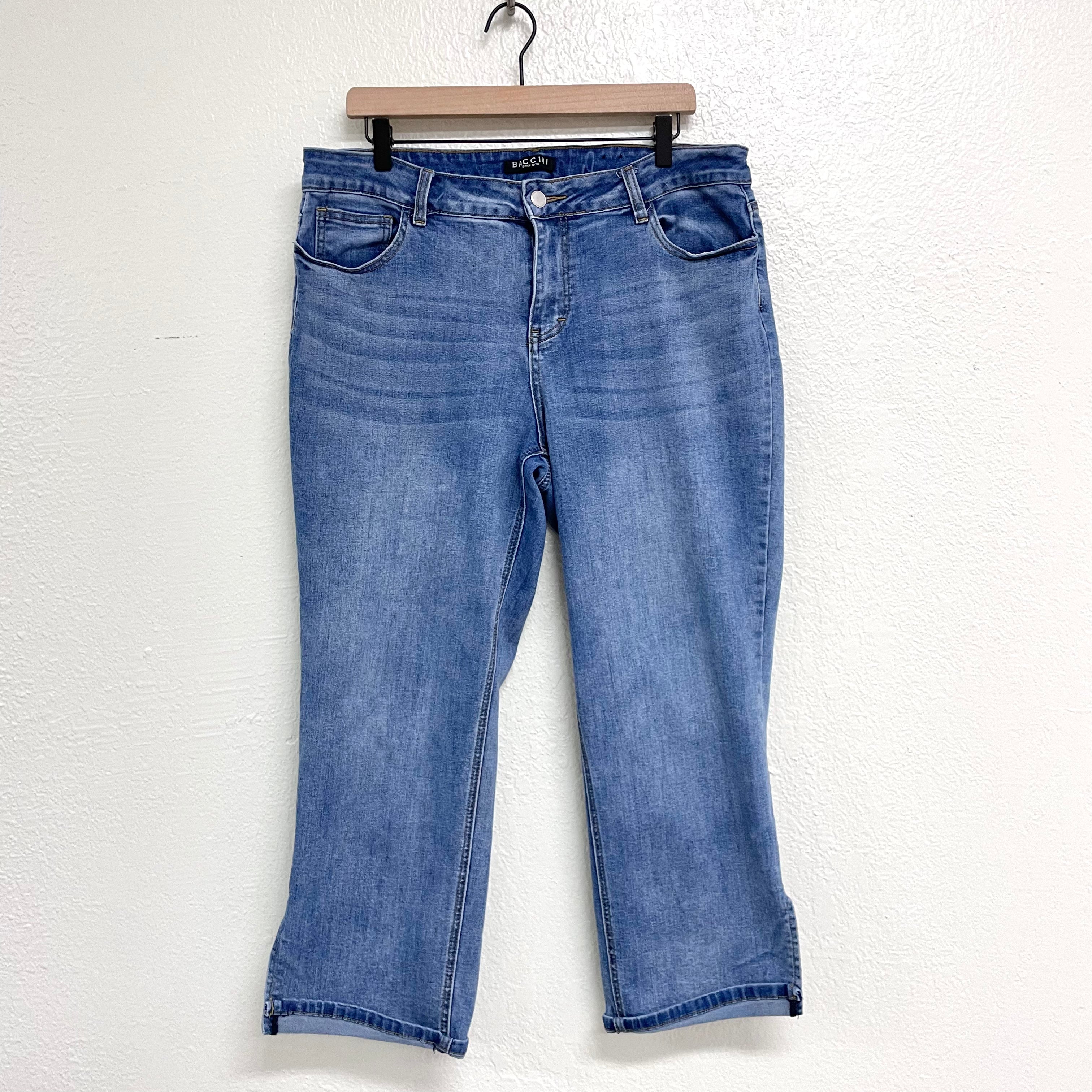 Crop Cuffed Jeans