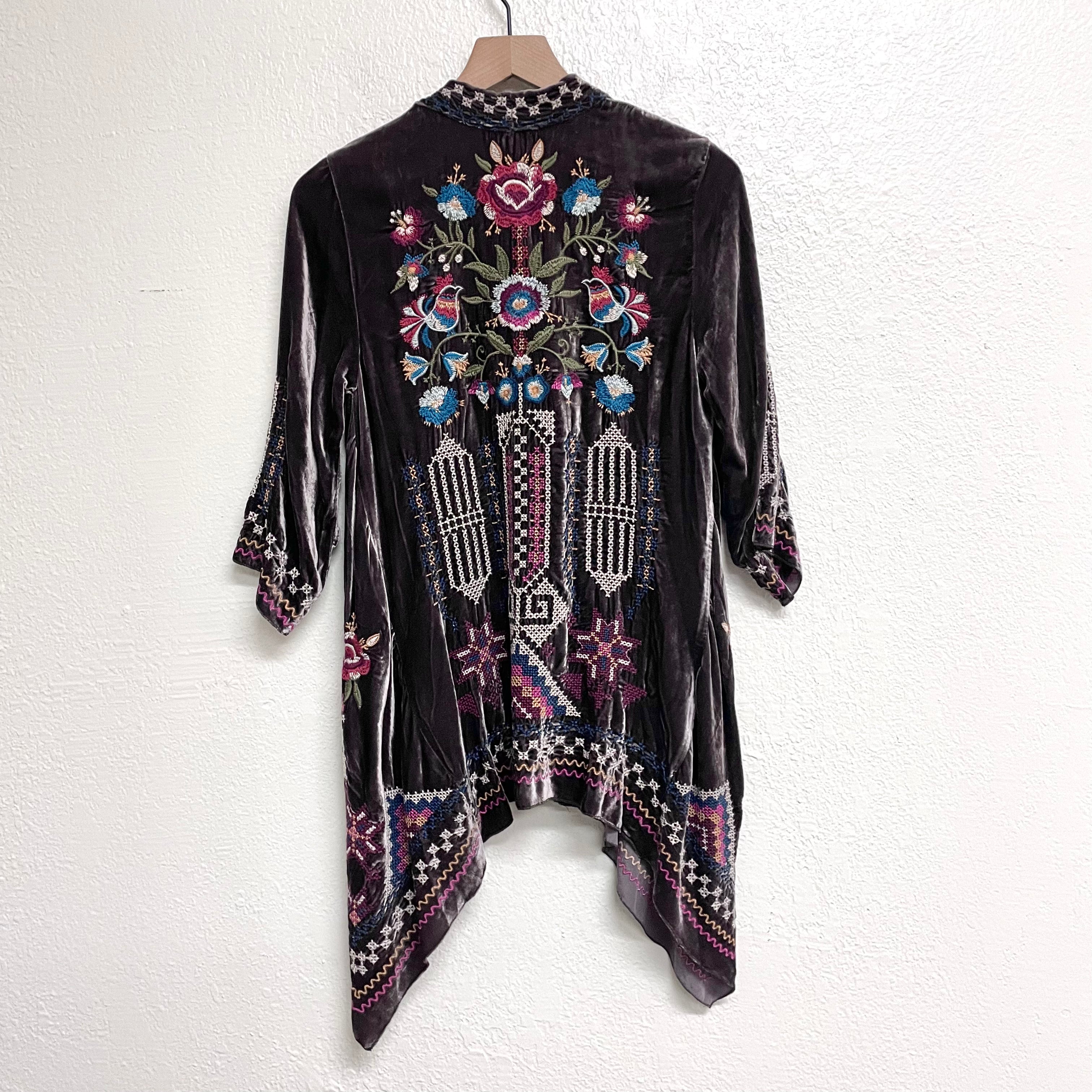 Embroidered Cardigan