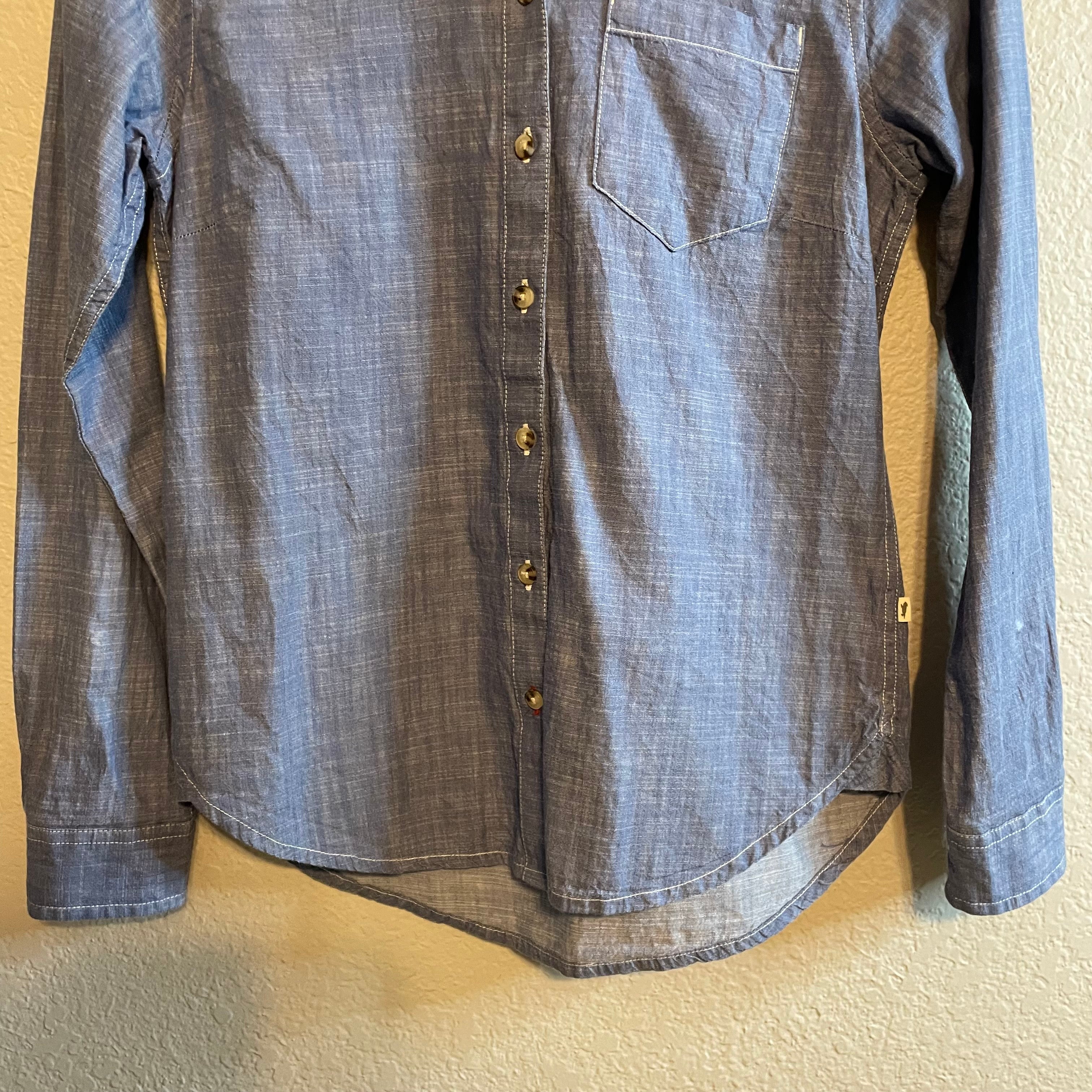 Chambray Button Down Top