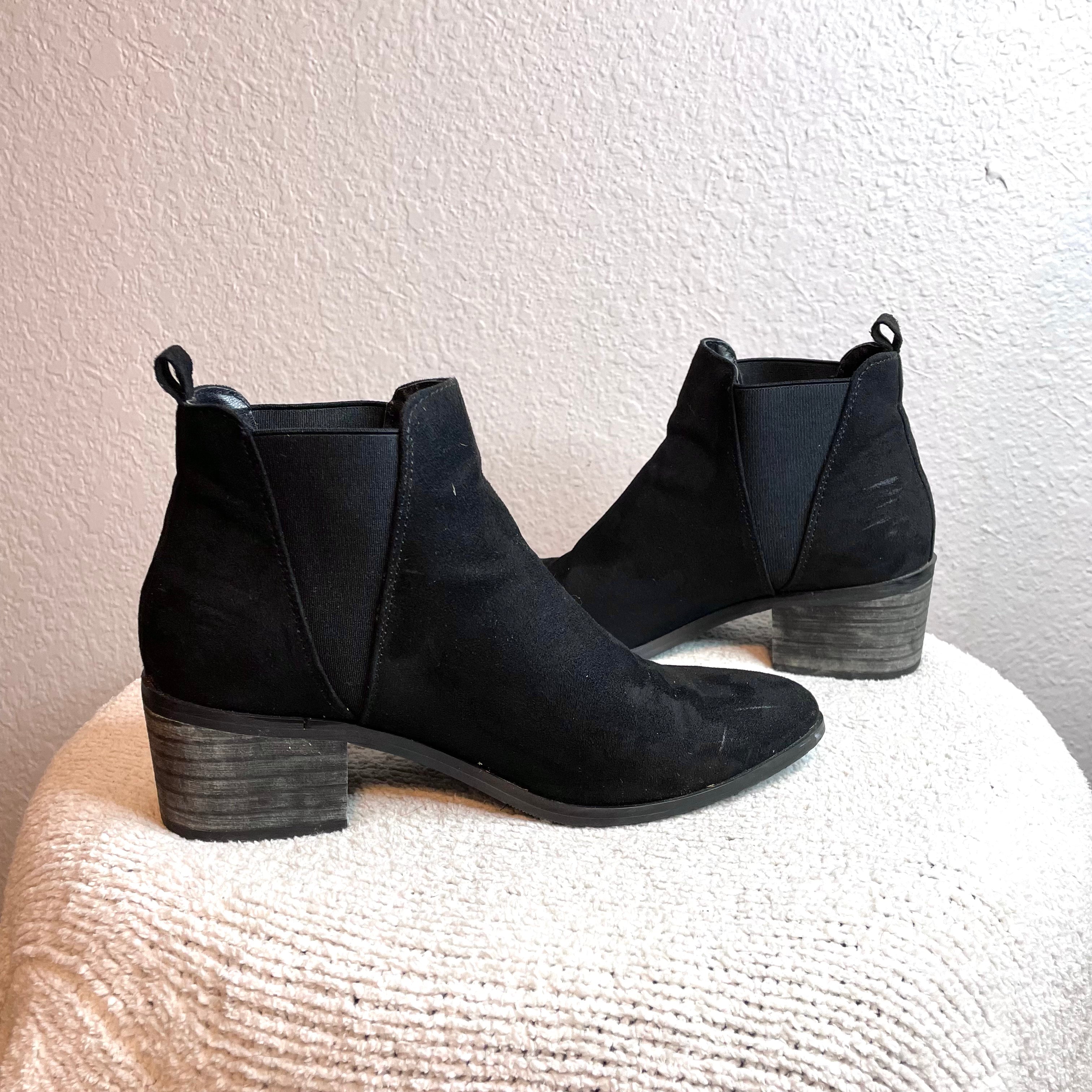 Faux Suede Booties