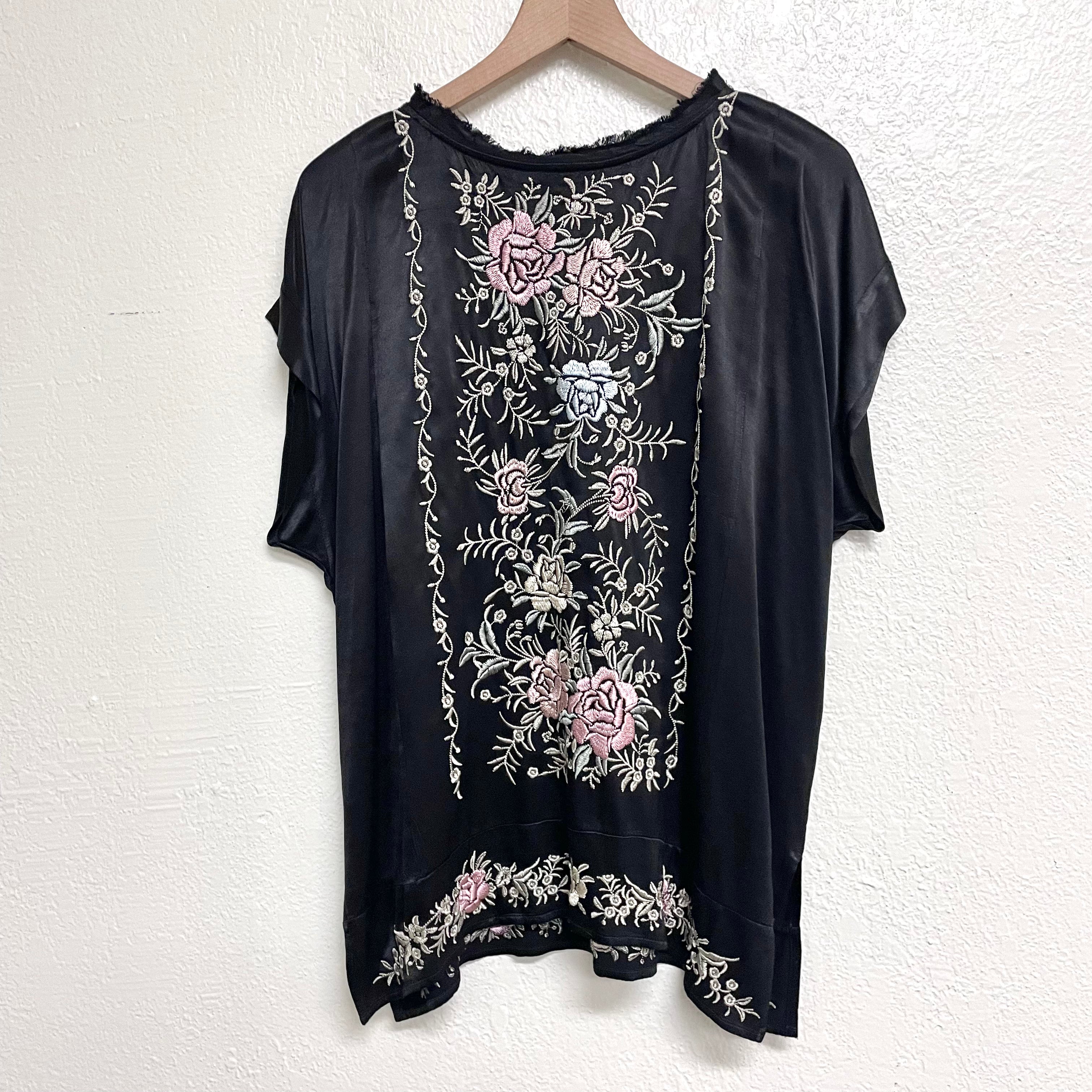 Satin Embroidered Tunic