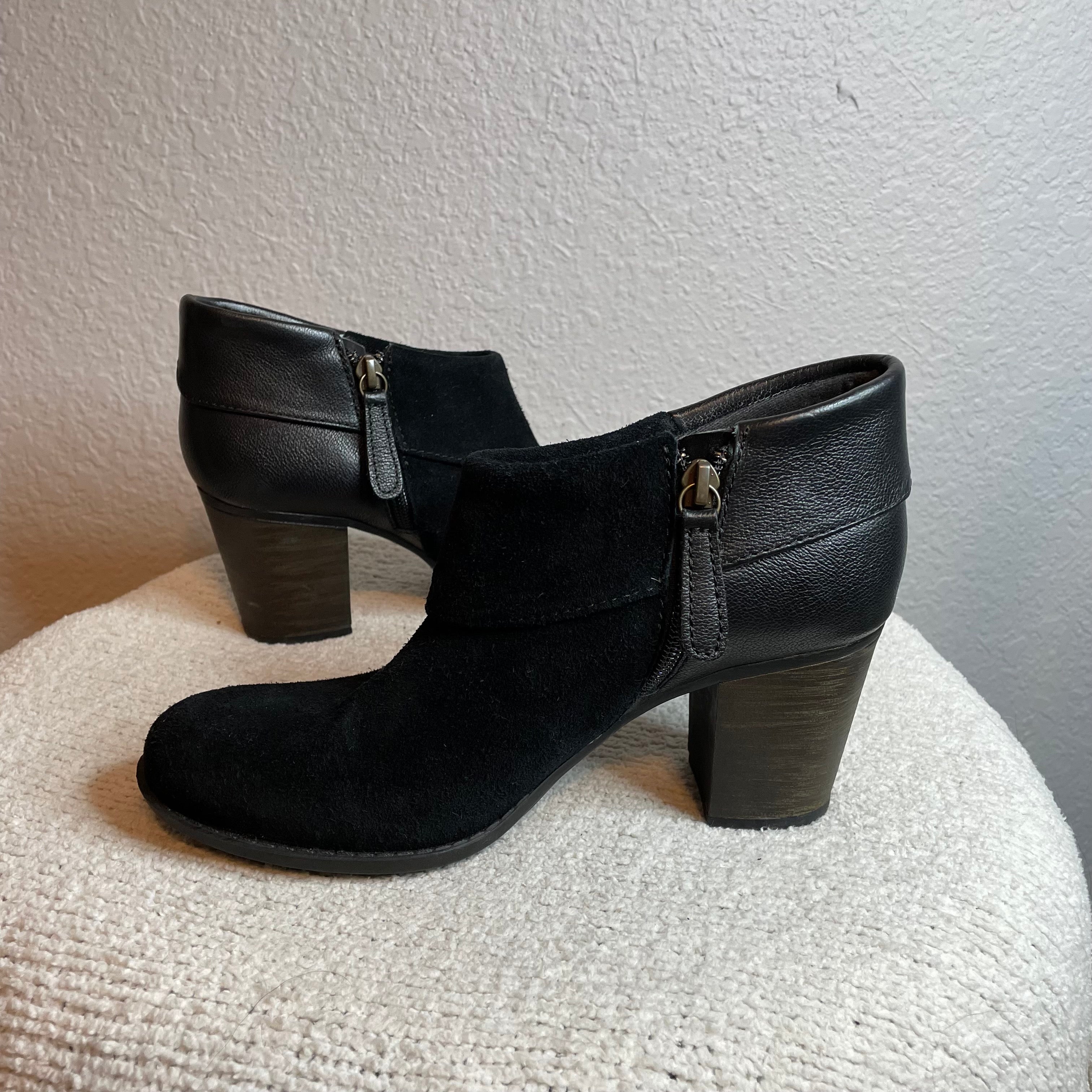 Suede Leather Bootie