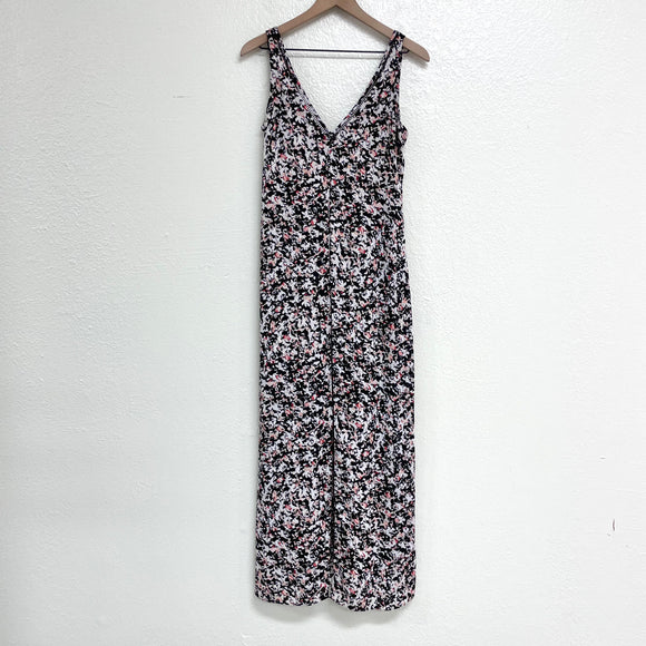 Floral High Low Maxi Dress