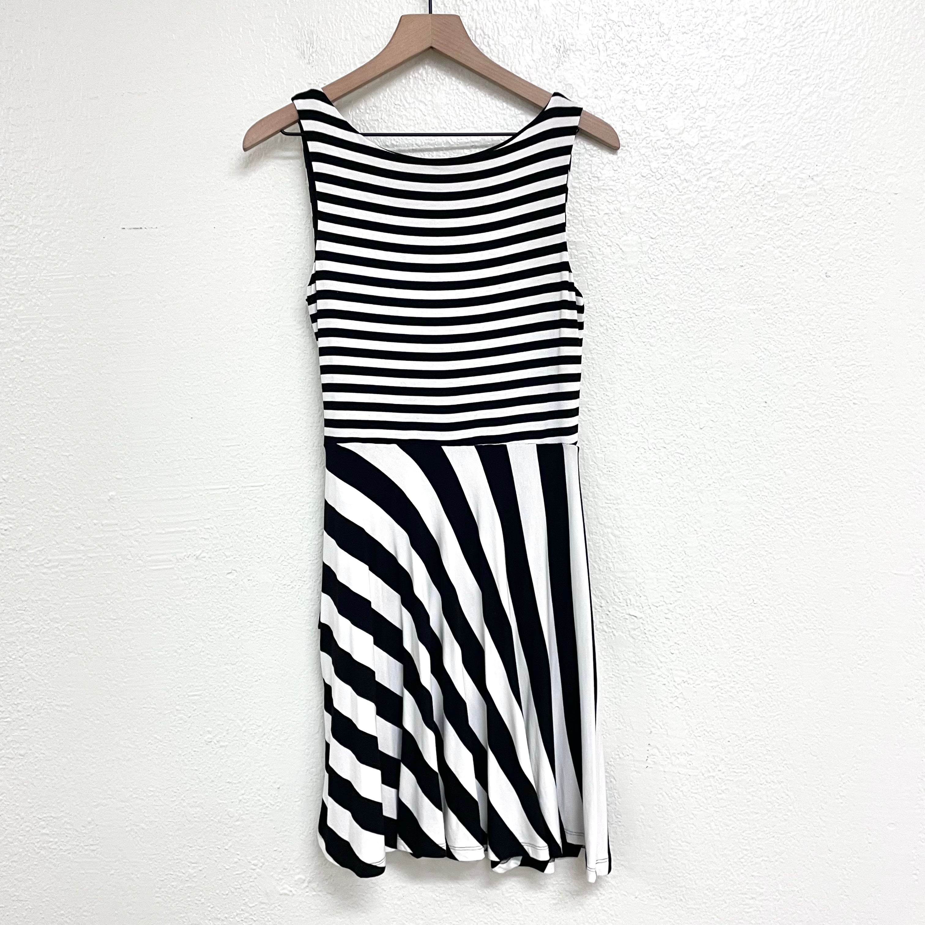 Striped V-Neck Dress