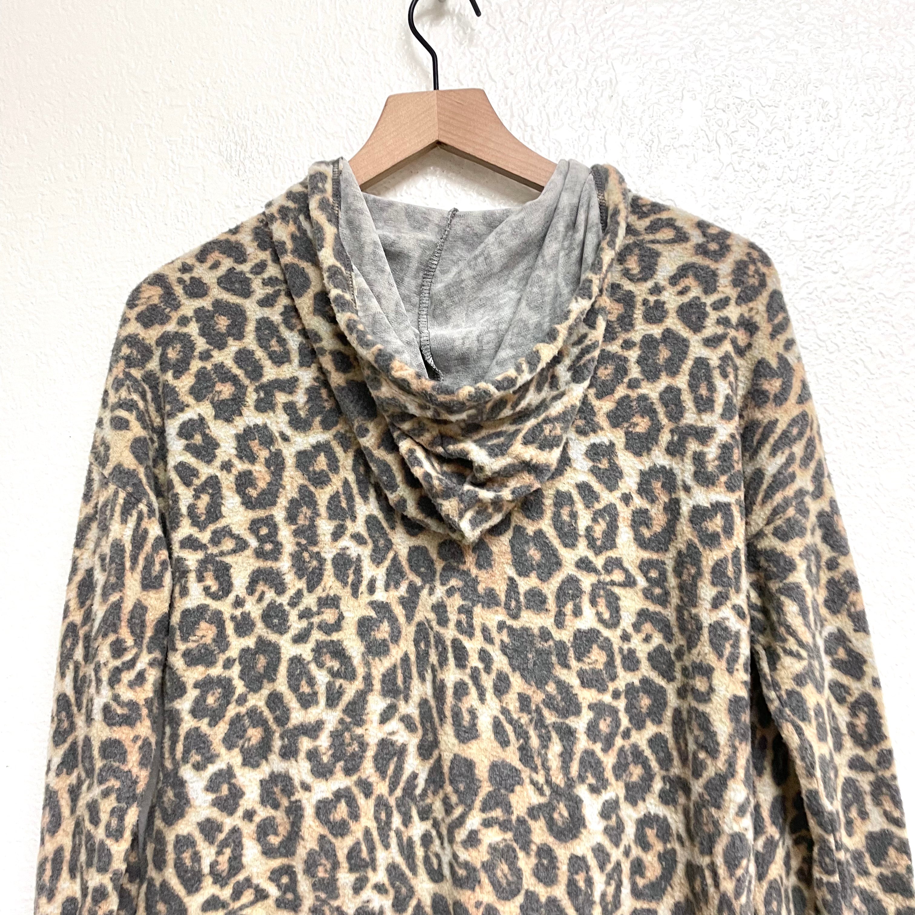 Leopard Hoodie Sweatshirt