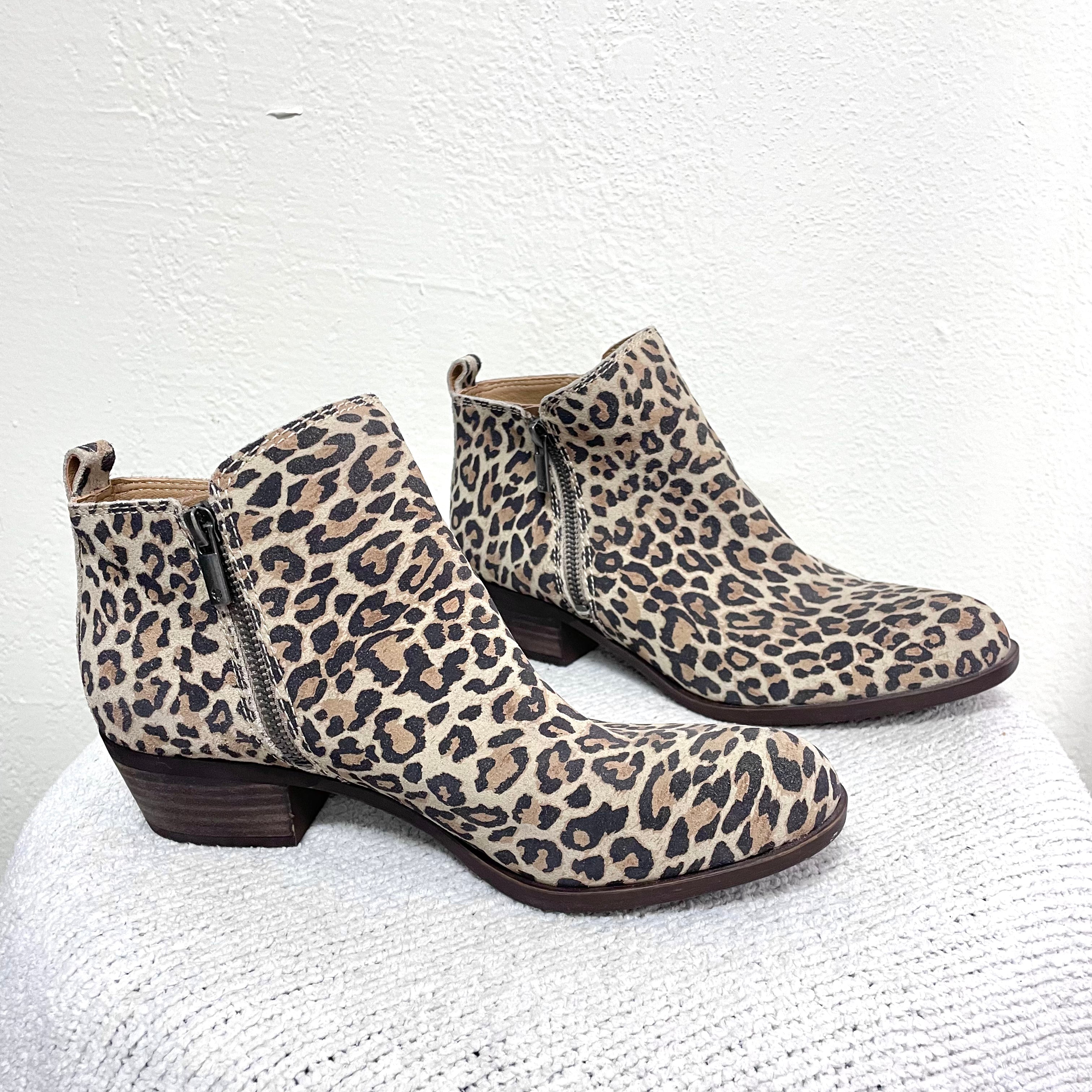 Leopard Print Booties