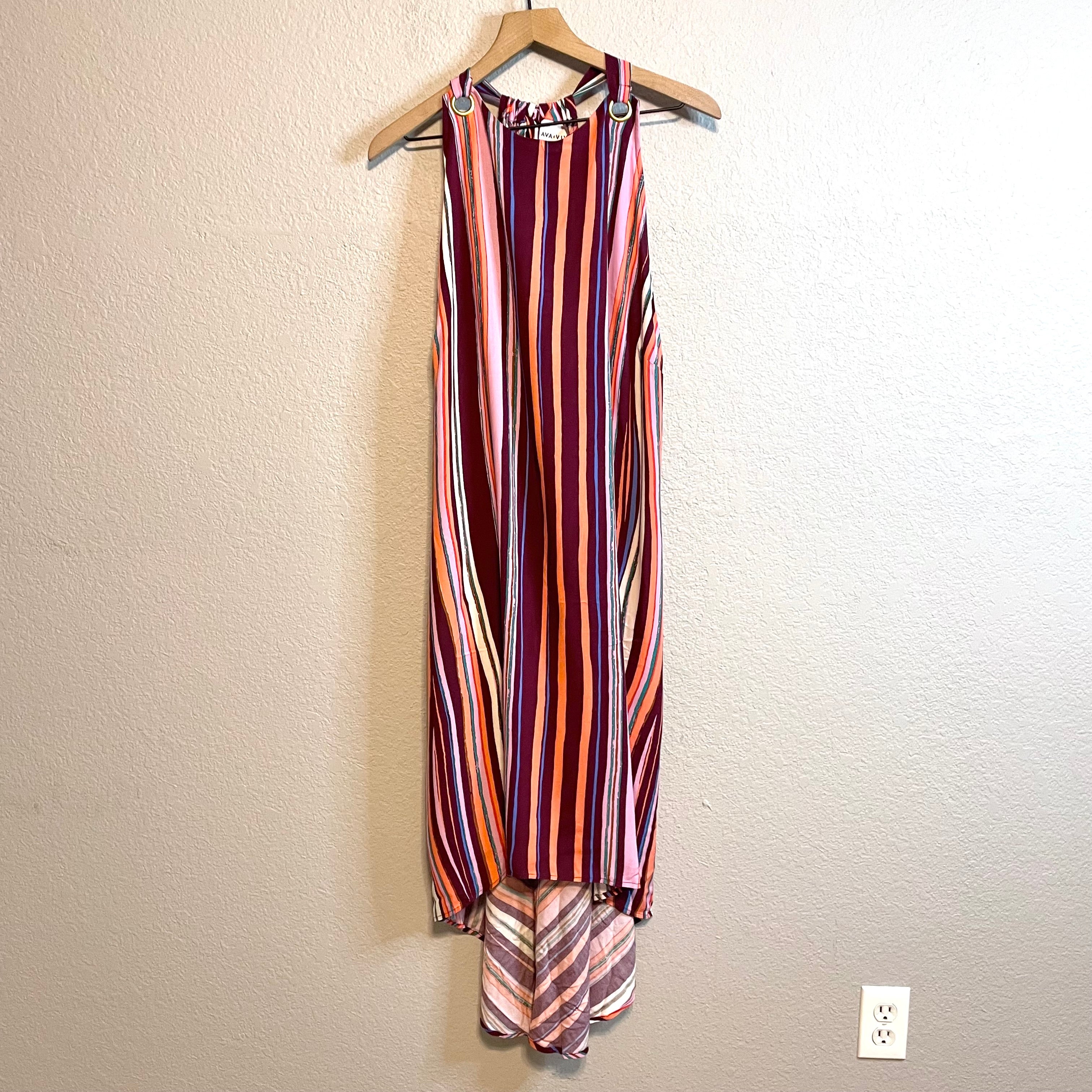 Striped Midi Dress