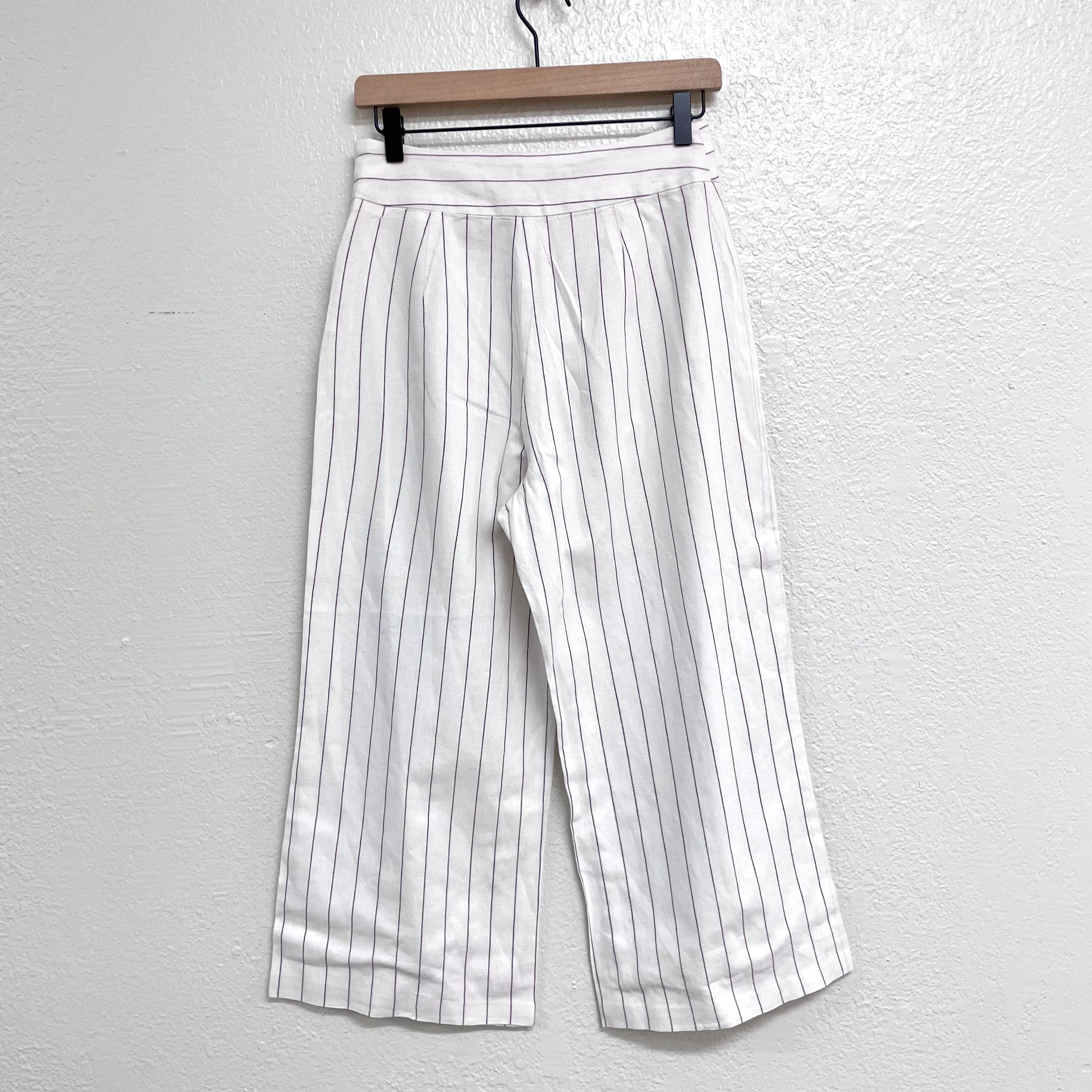 Striped Capri Pants