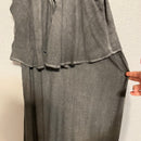 Lace Up Front Maxi Dress-9