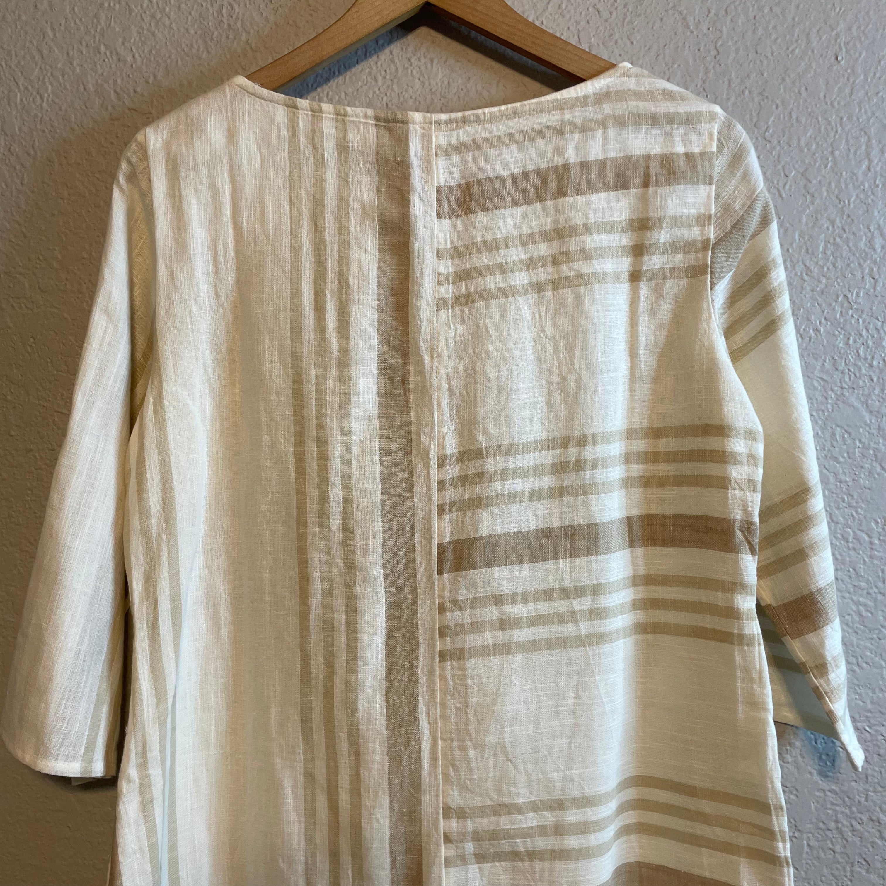 Striped Linen Dress