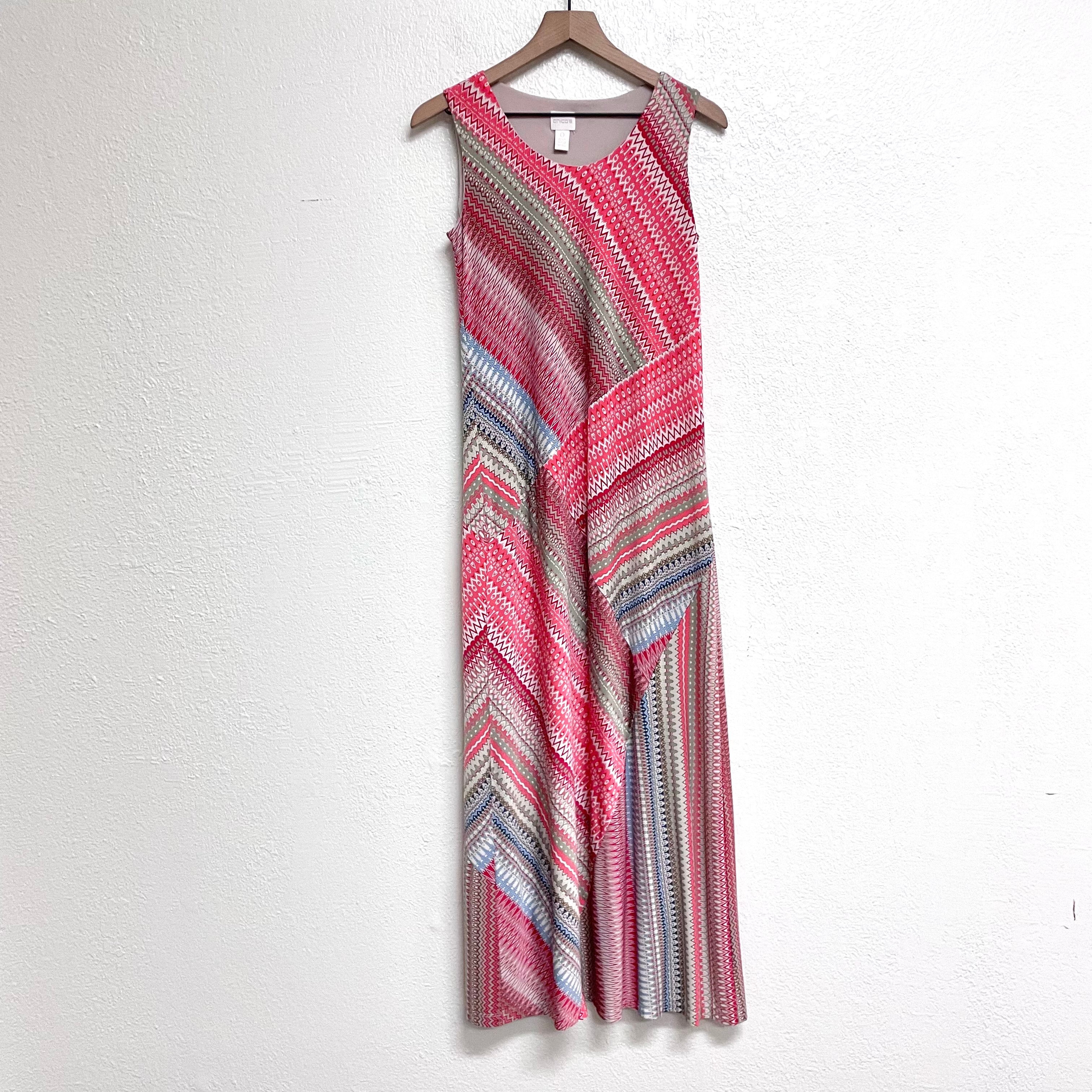 Geometric Maxi Dress