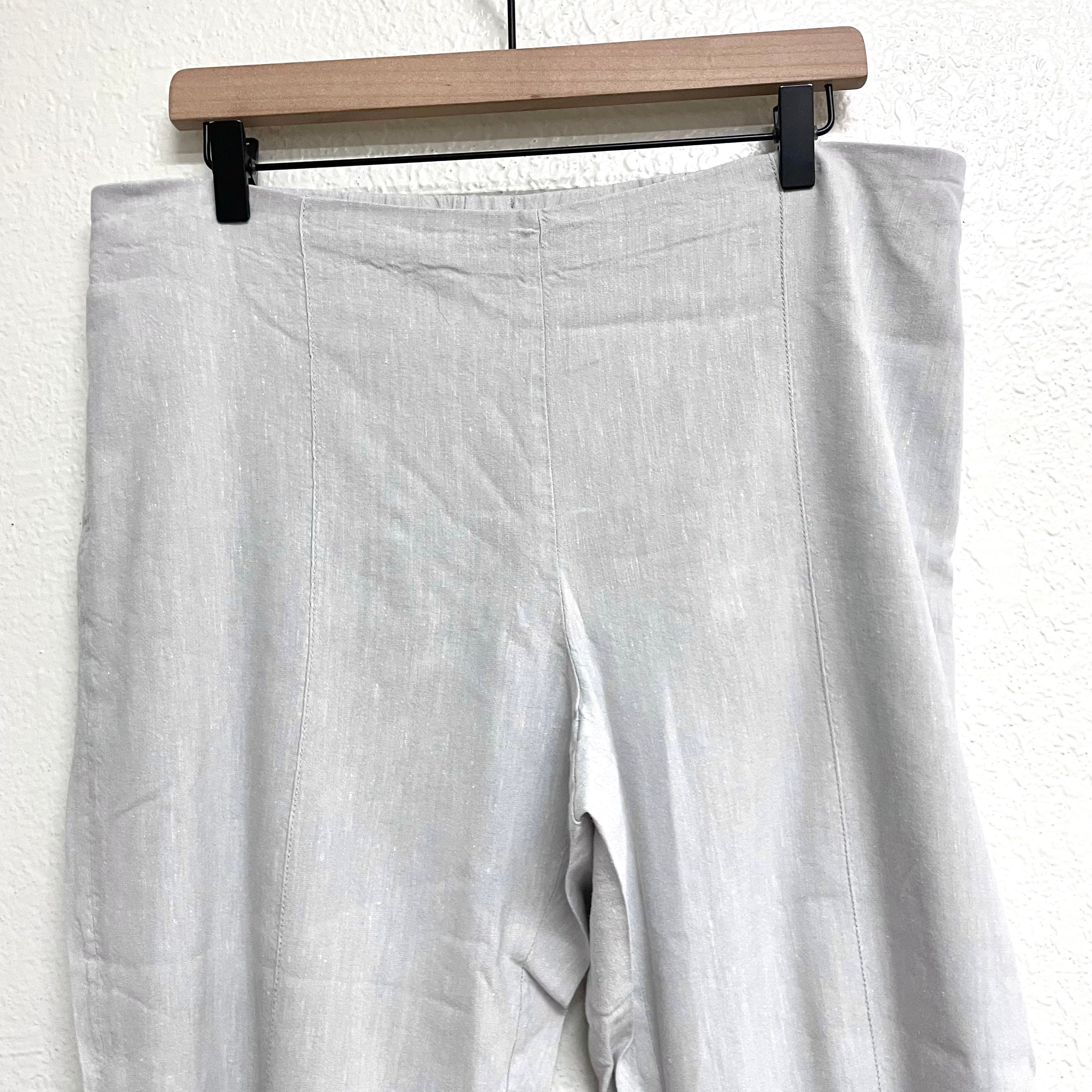 Linen Blend Capris