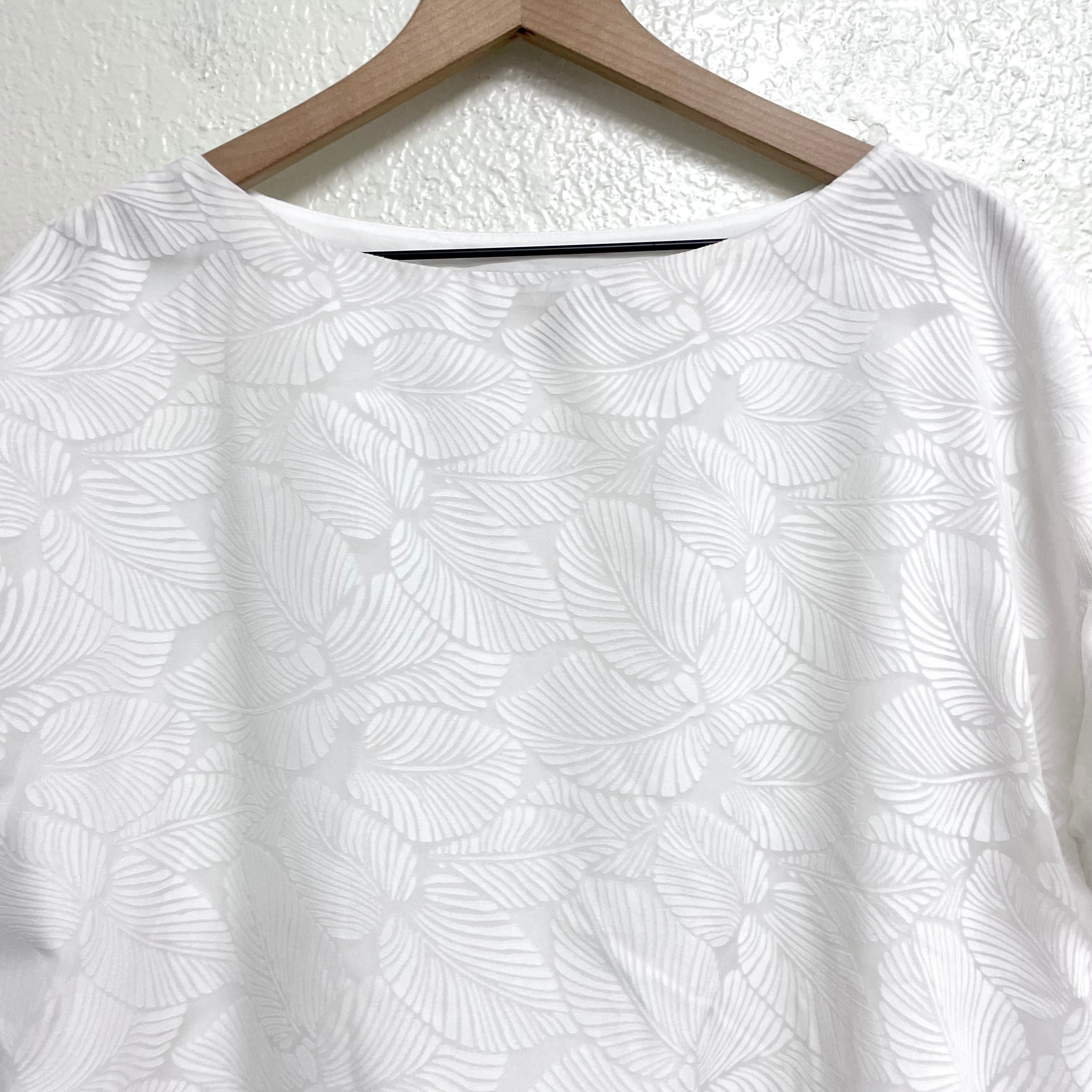 Leaf Overlay Top