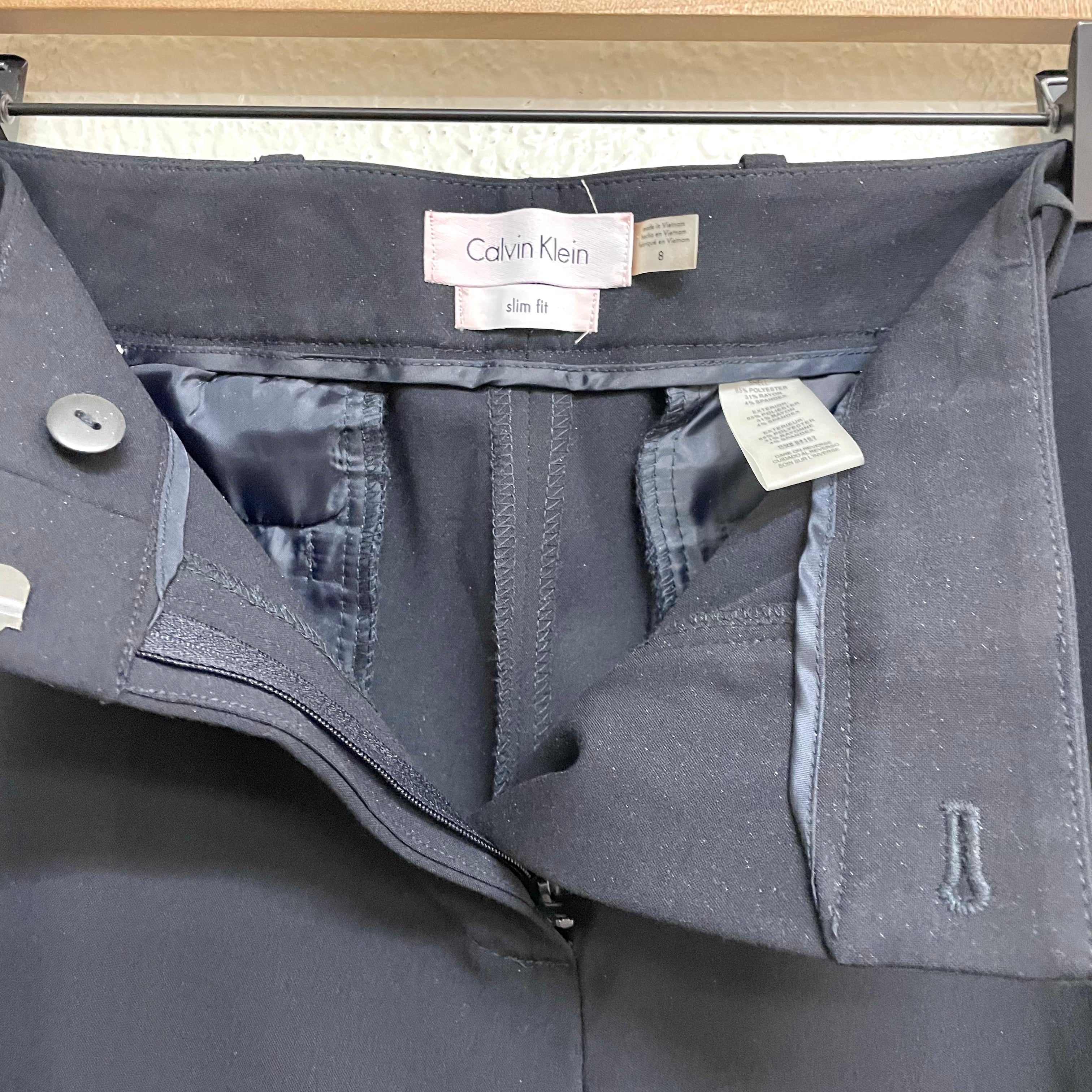 Slim Straight Dress Pants