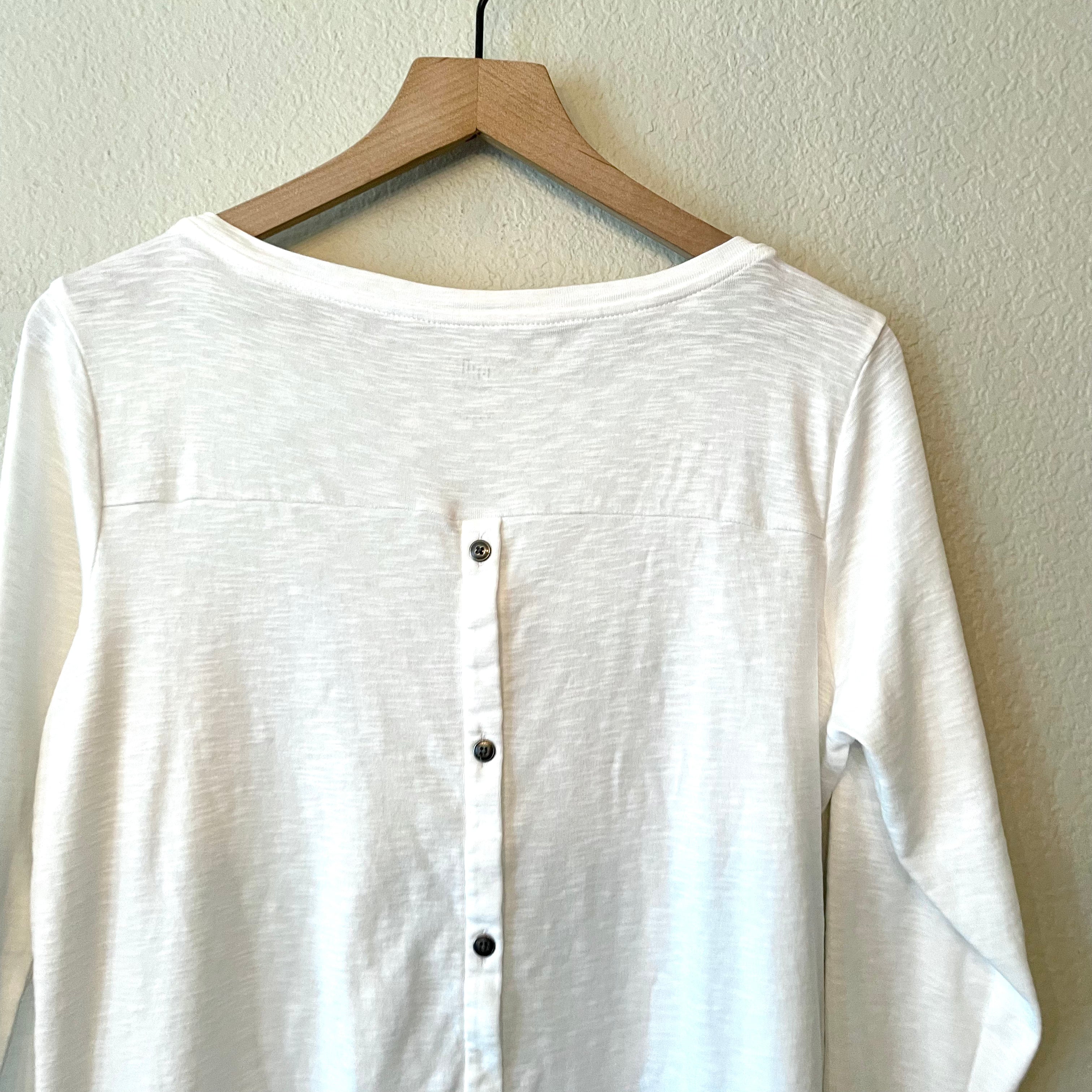 Buttoned Back Tee