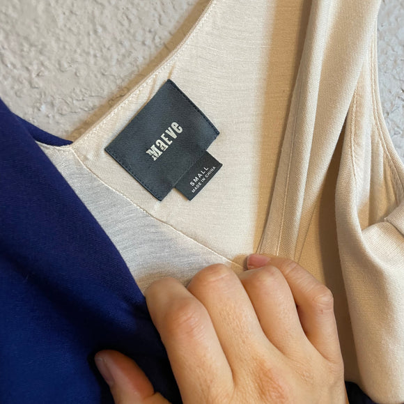 Color Block Maxi Dress