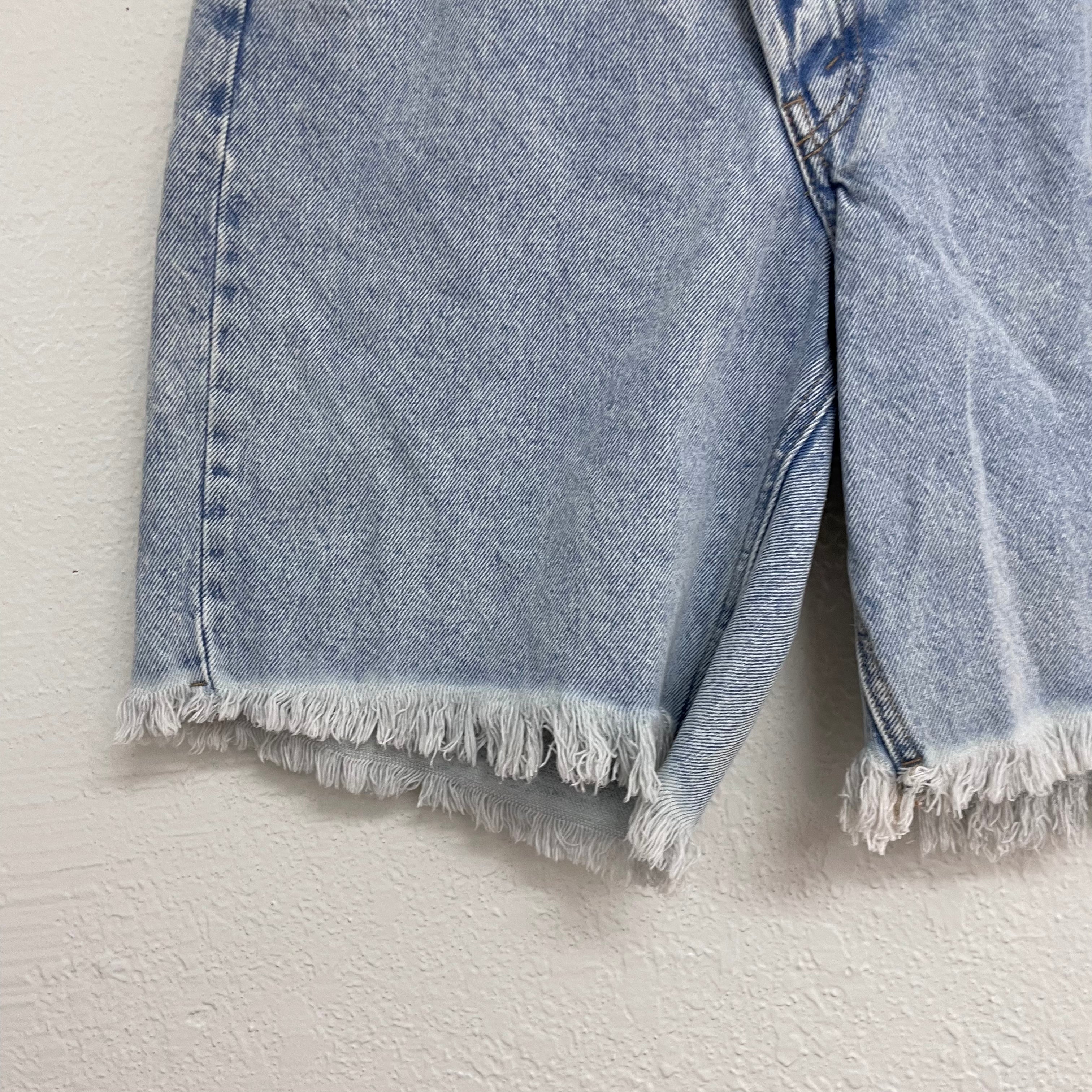 Frayed Jean Shorts