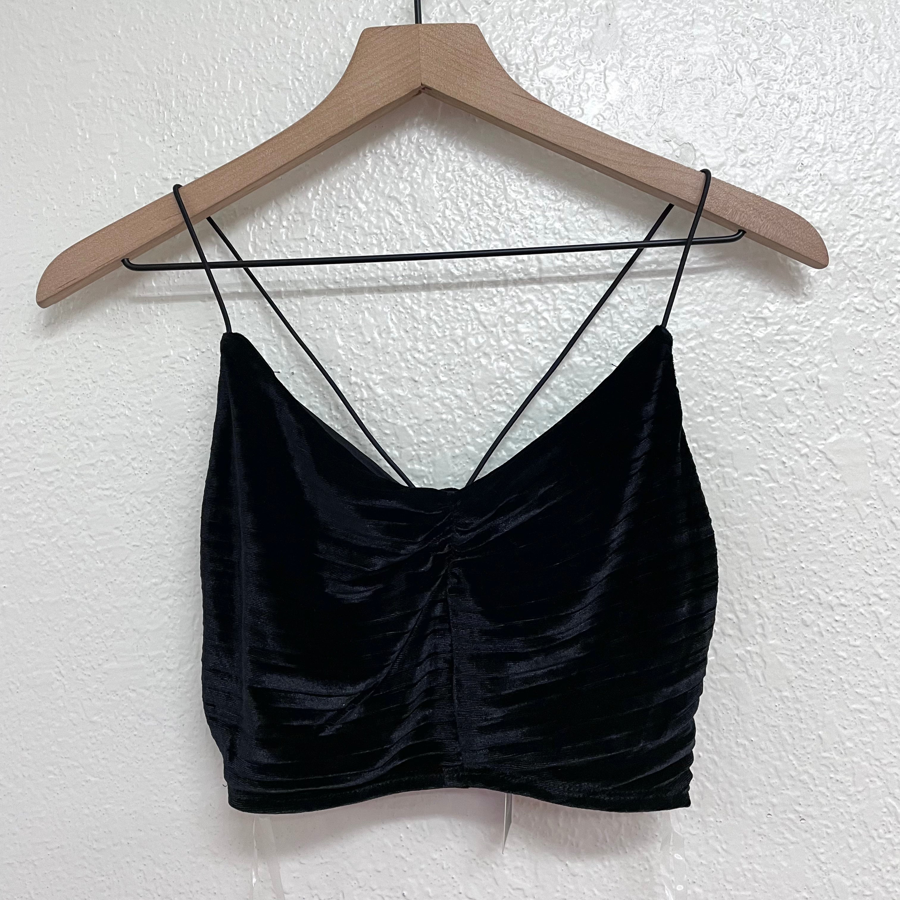 Velvet Crop Top