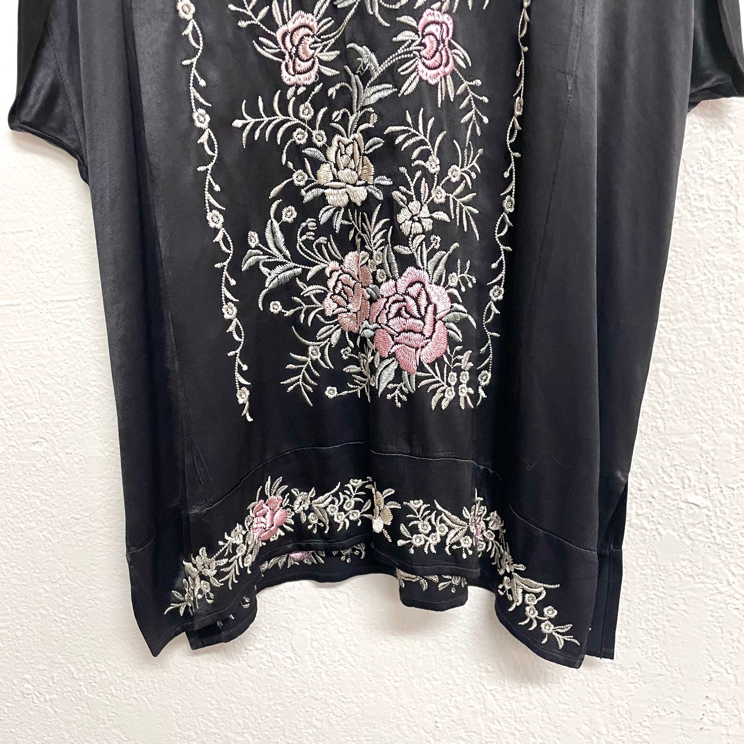 Satin Embroidered Tunic