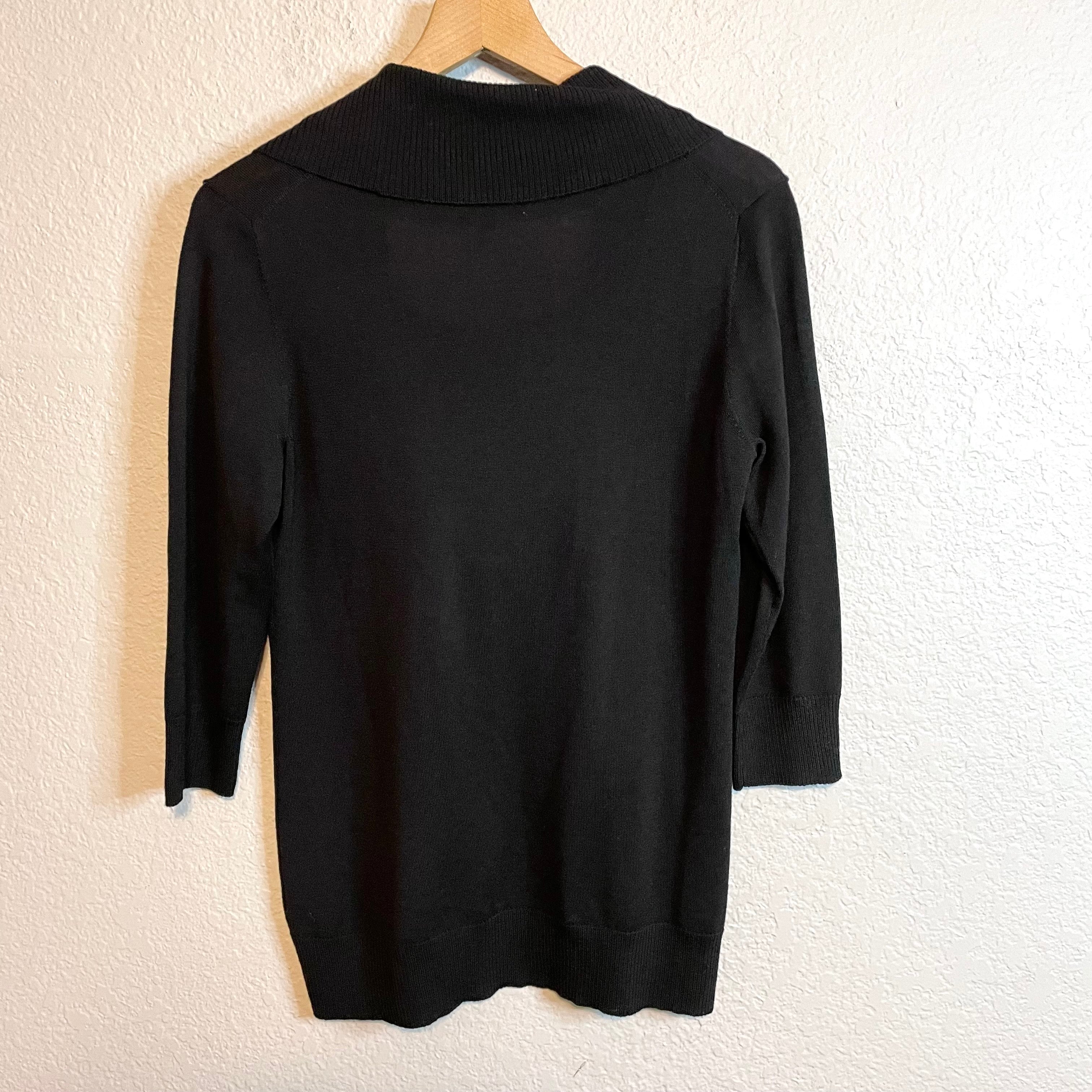 Draped Neck Sweater