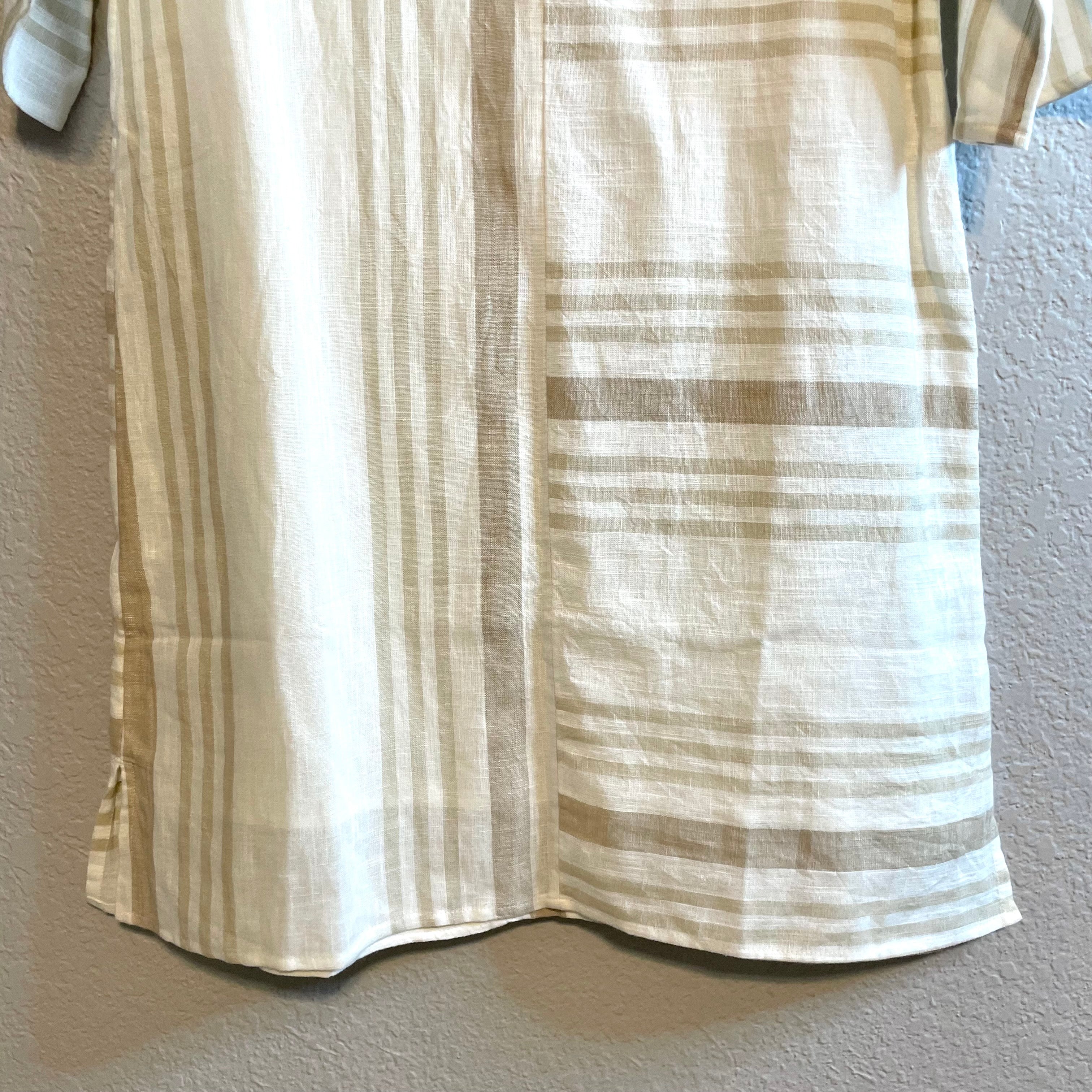 Striped Linen Dress