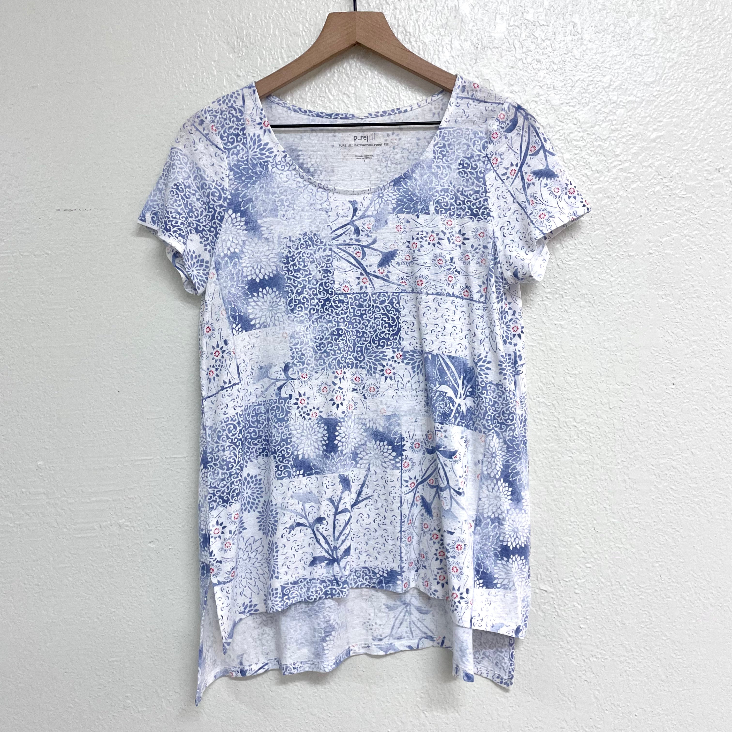 Floral Linen Blend Top