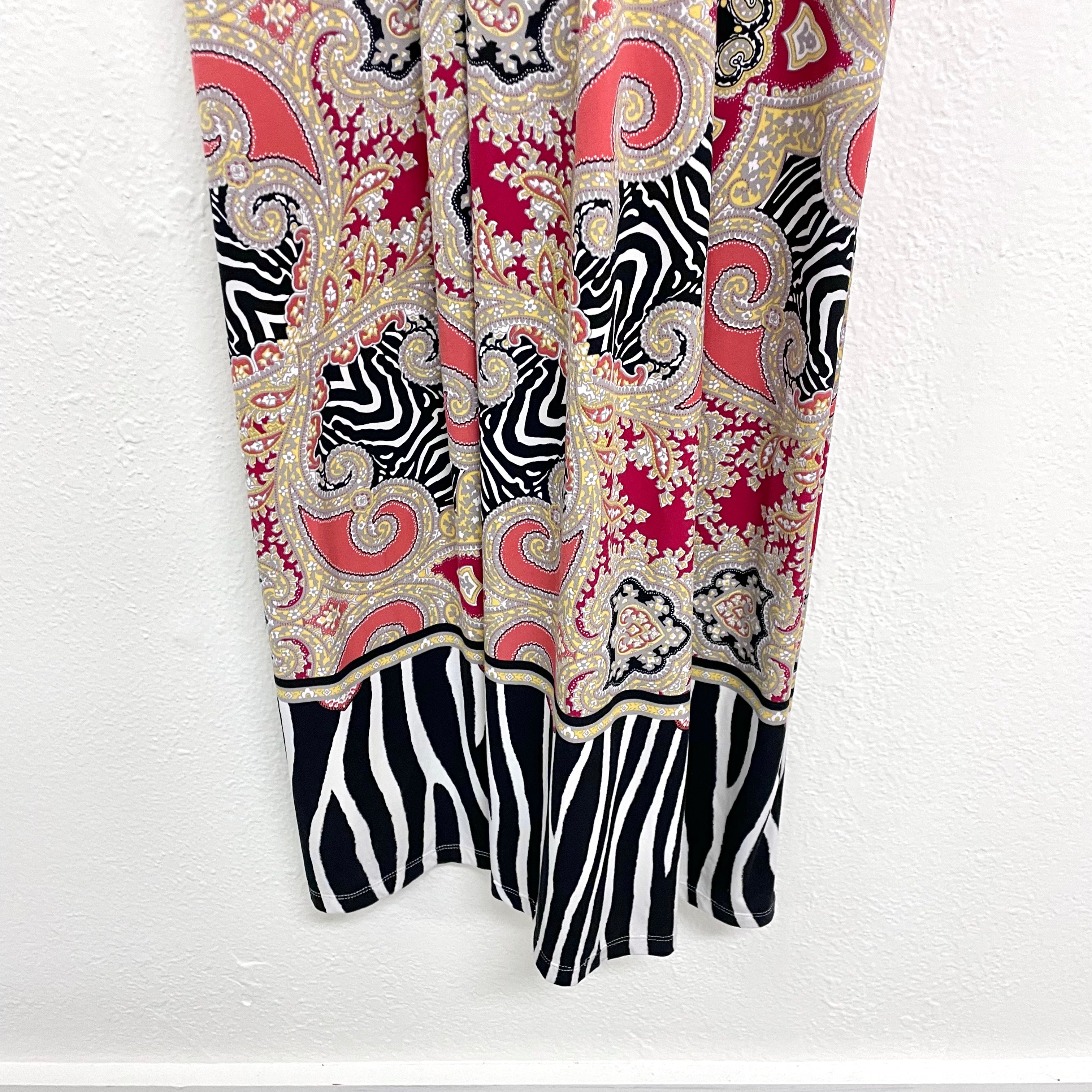 Paisley Zebra Maxi Dress