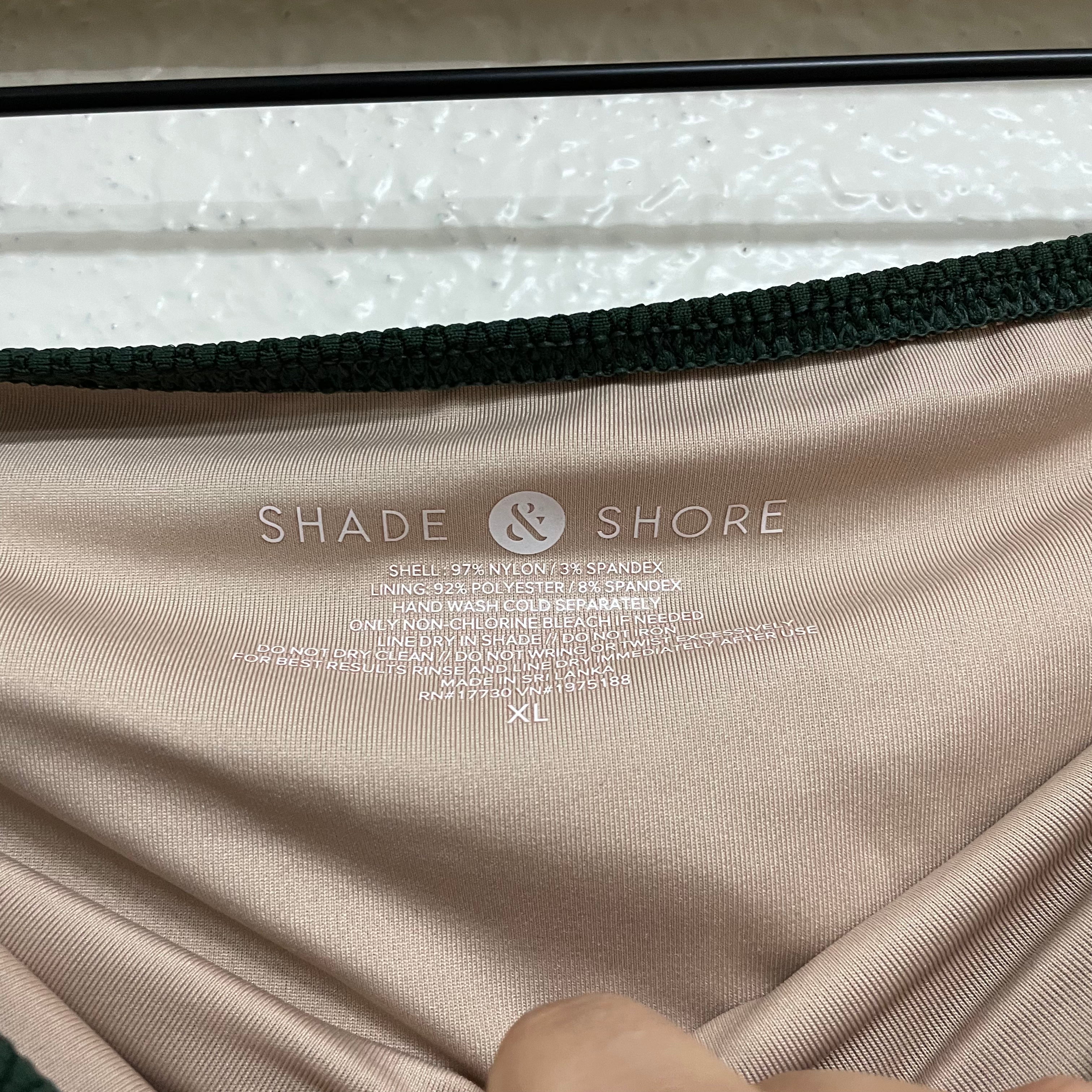 Textured Side Tie Swim Bottom