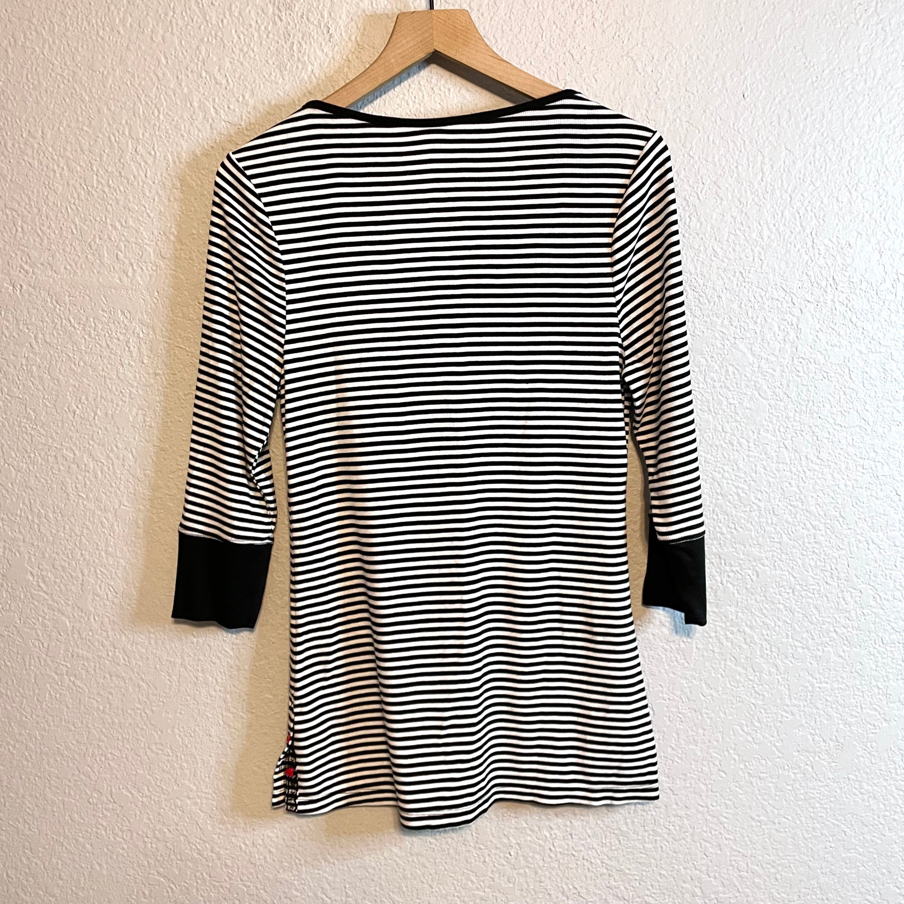 Striped Thermal Sleep Shirt