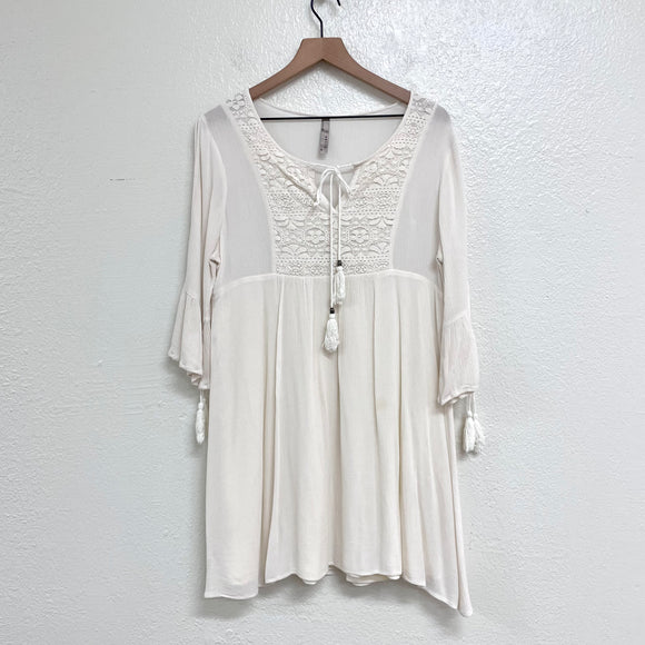 Boho Lace Front Dress