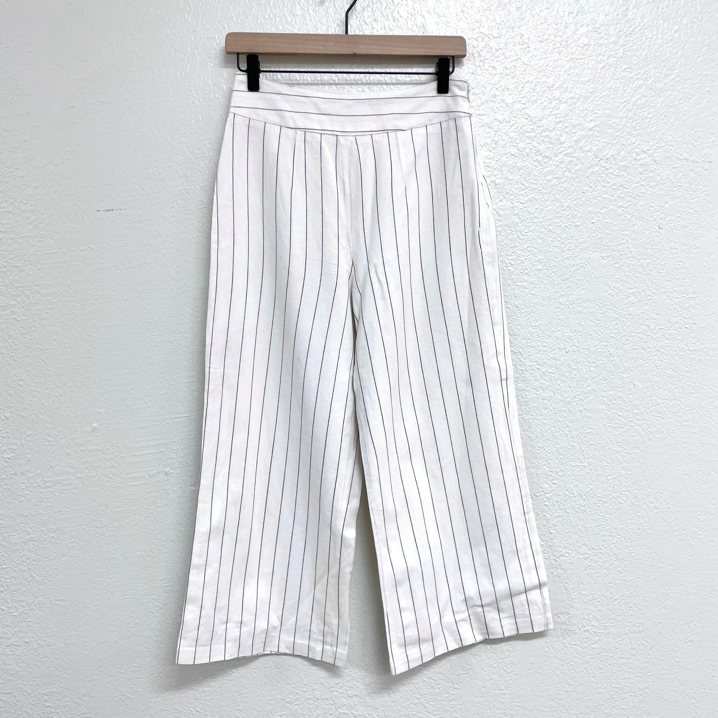 Striped Capri Pants