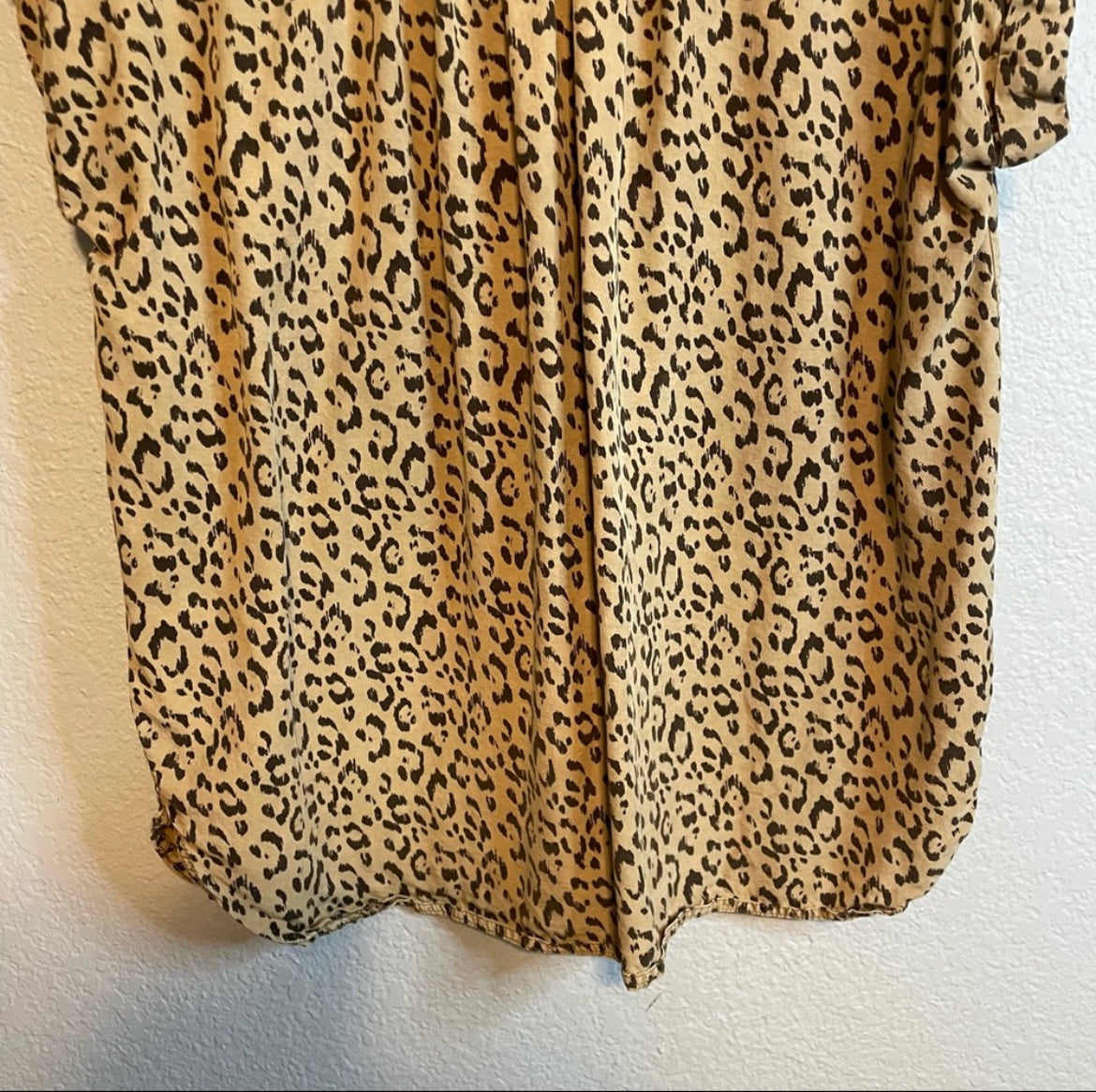 Leopard Button Down Top