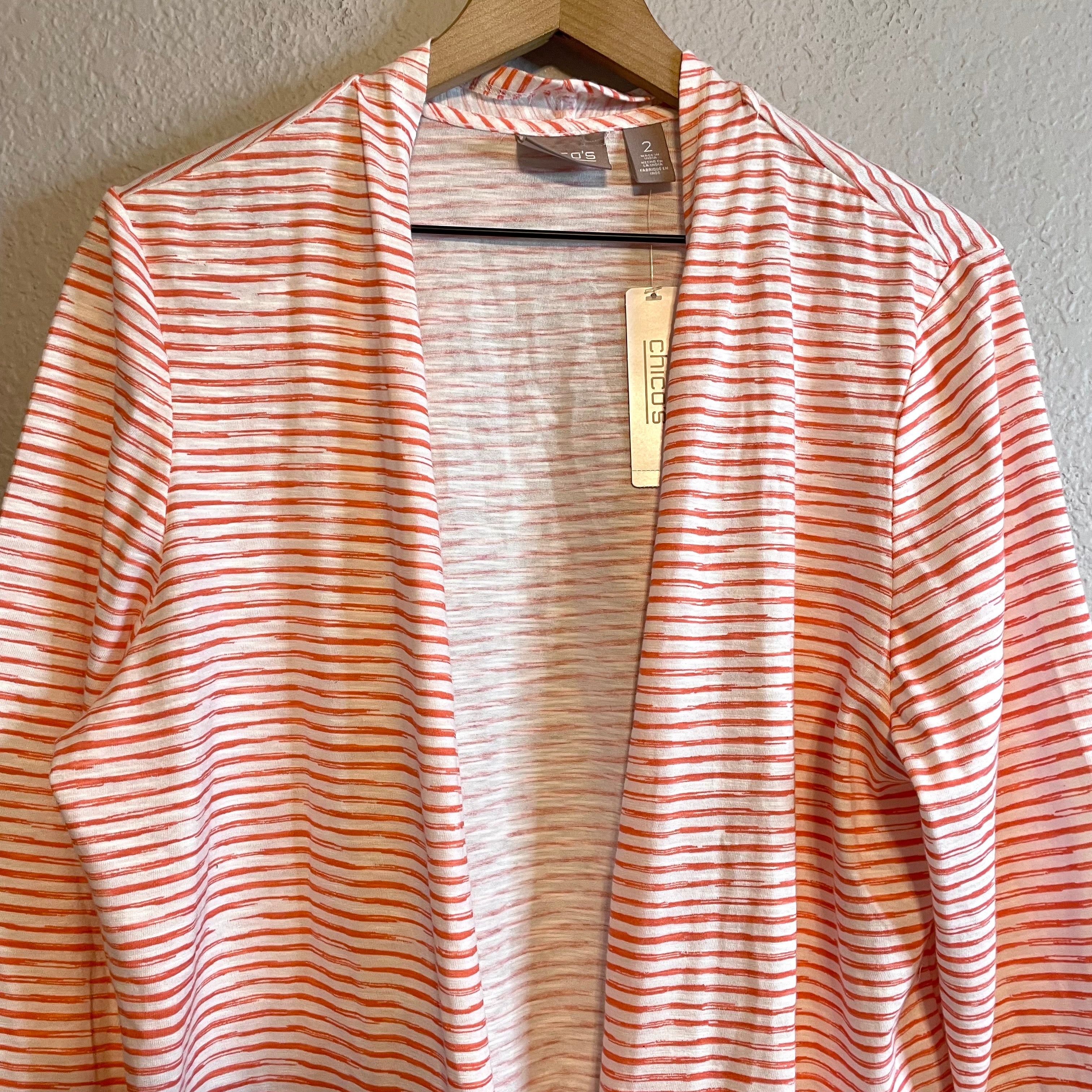 Casual Striped Cardigan