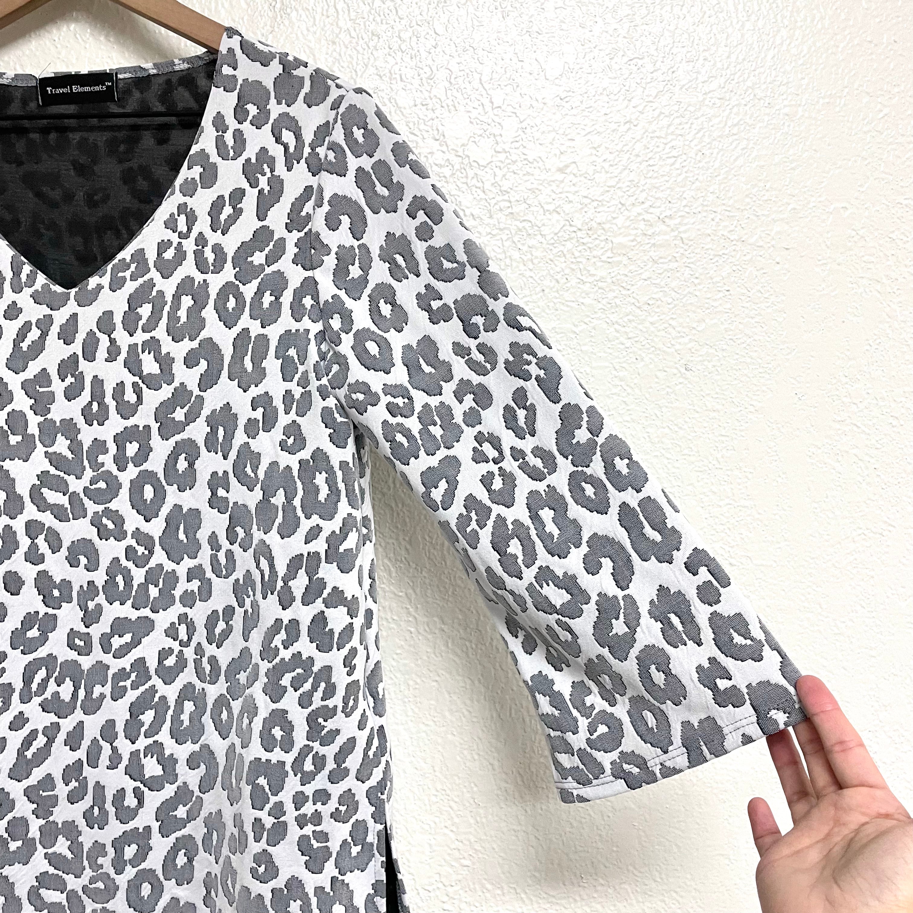 V-Neck Leopard Top