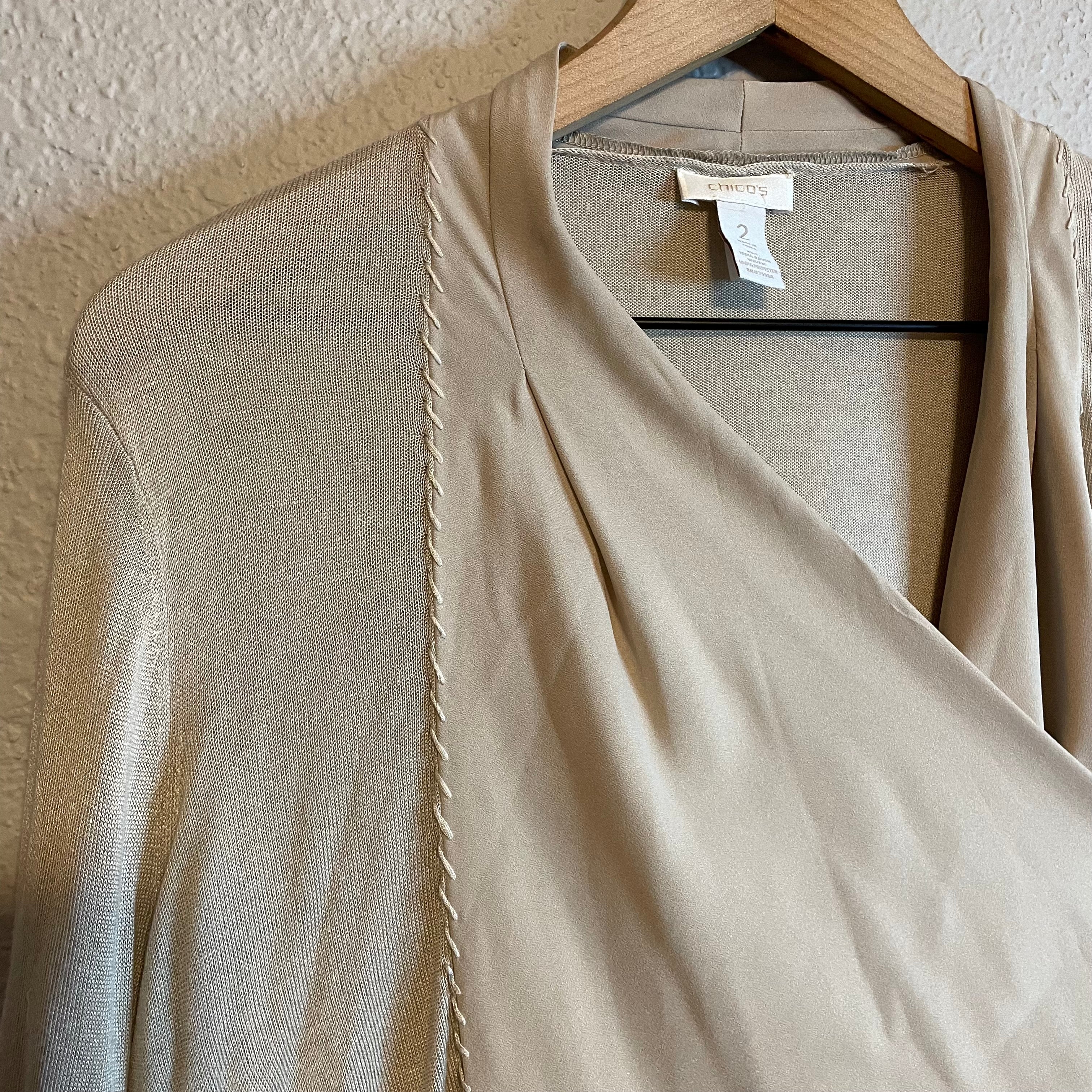 Draped Front Cardigan