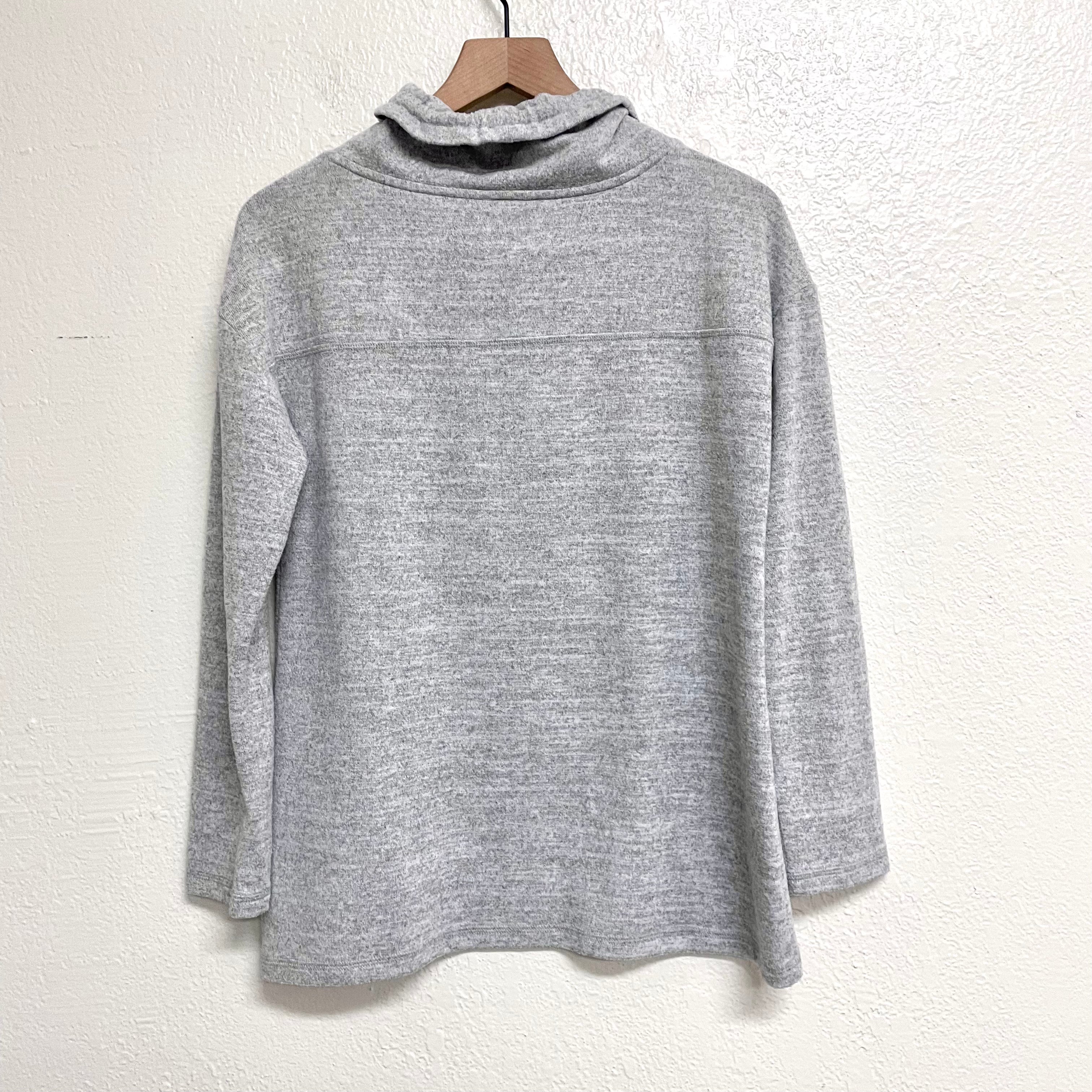 Drawstring Cowl Neck Sweater