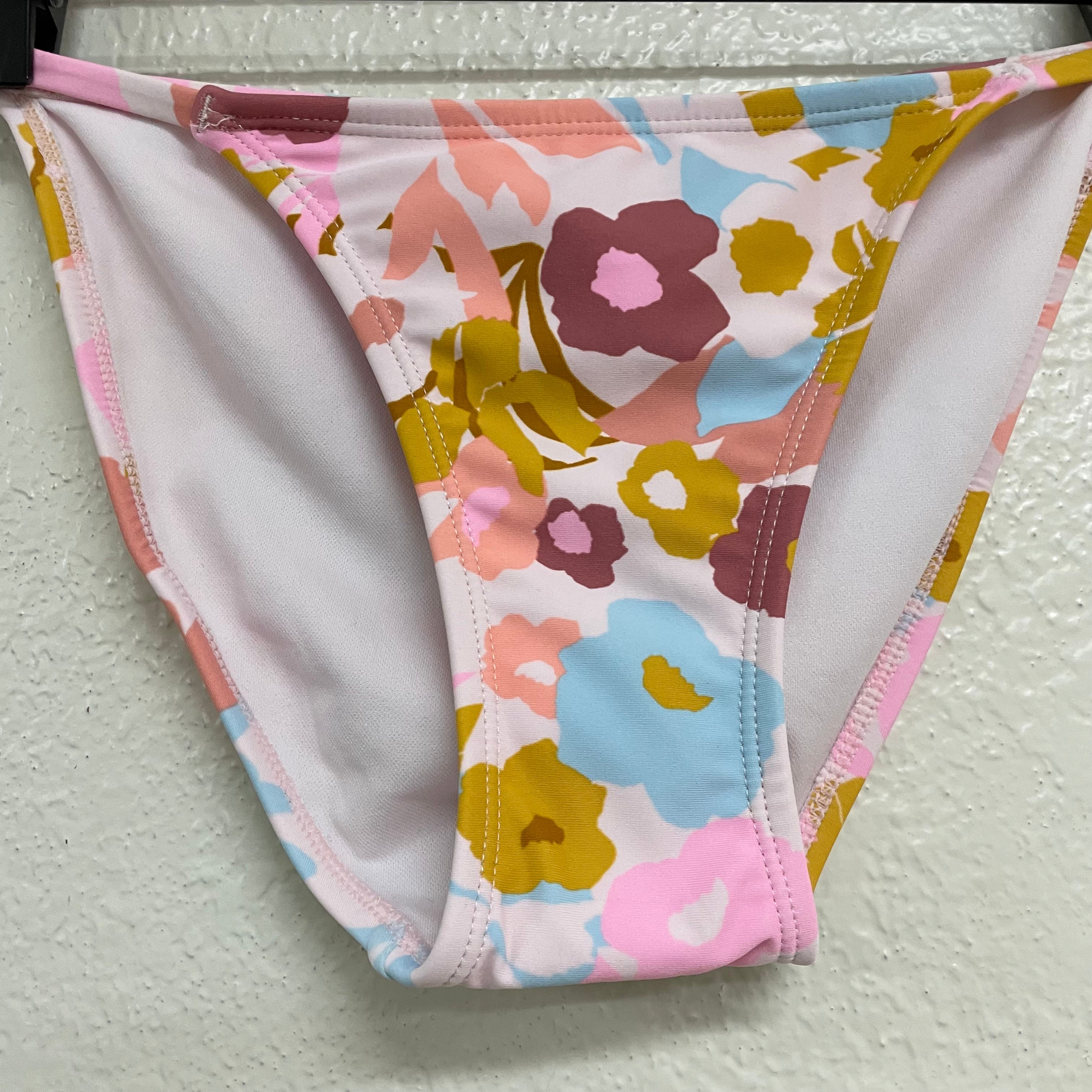 Floral Hipster Bikini Bottom