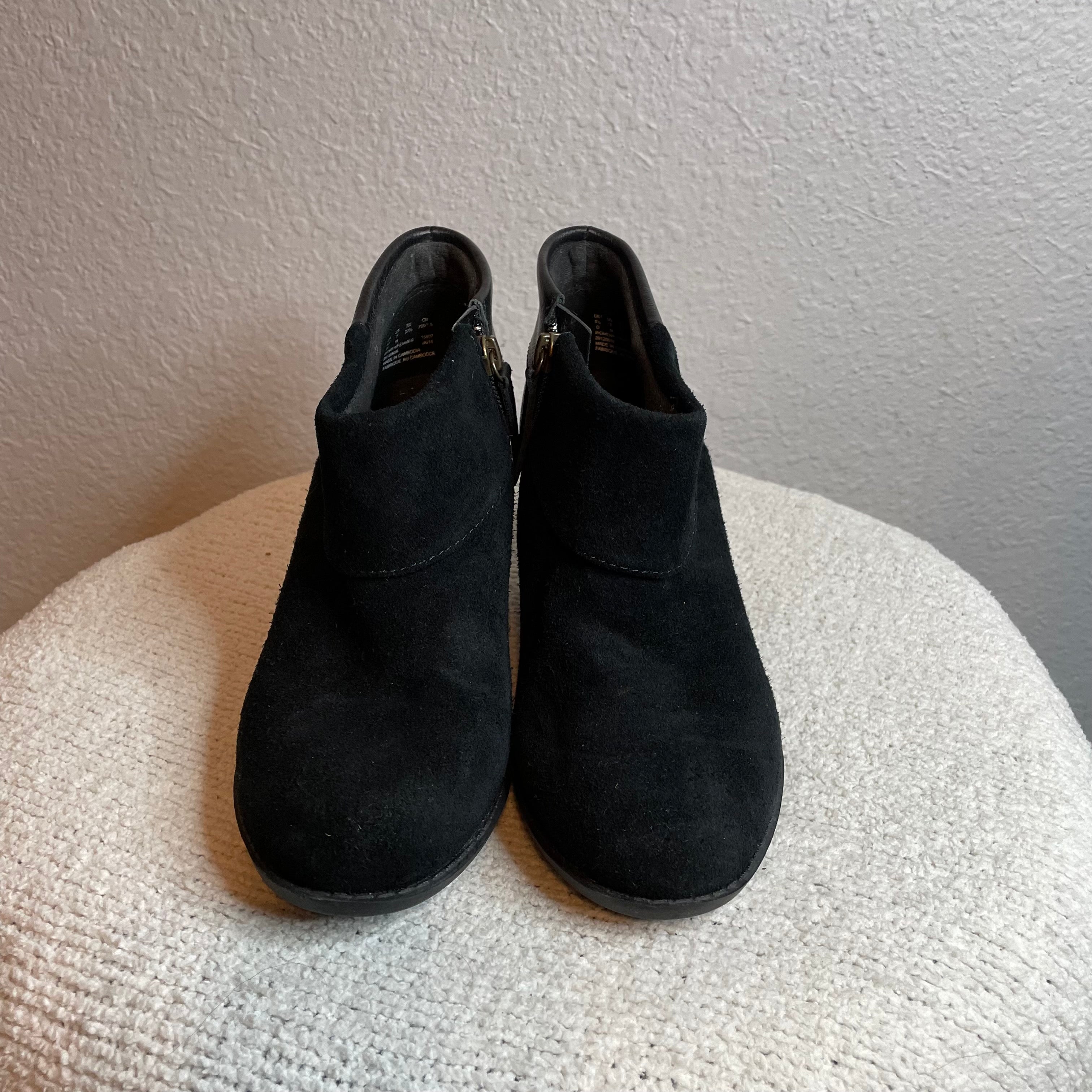 Suede Leather Bootie