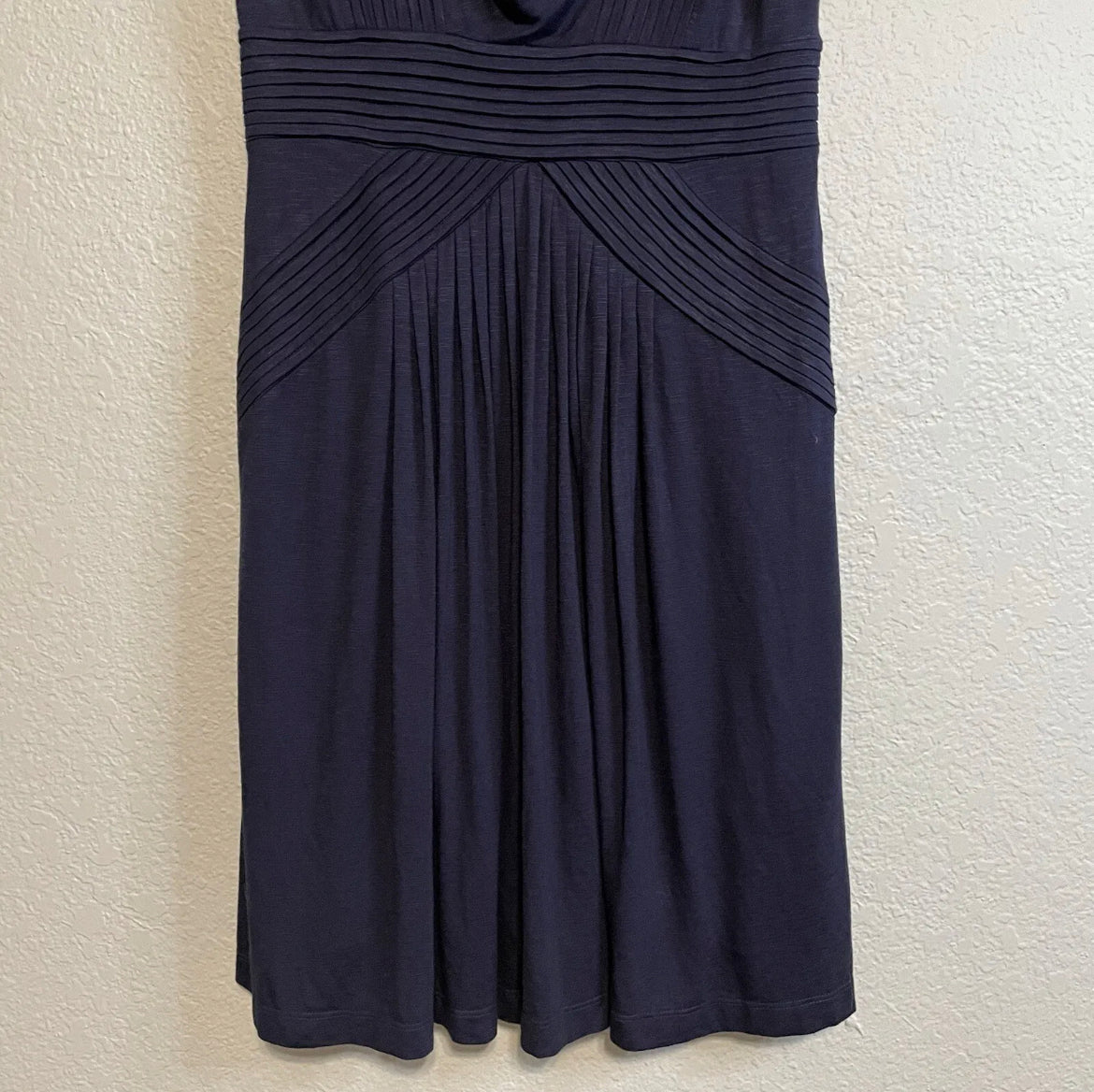 Draped Neck Dress